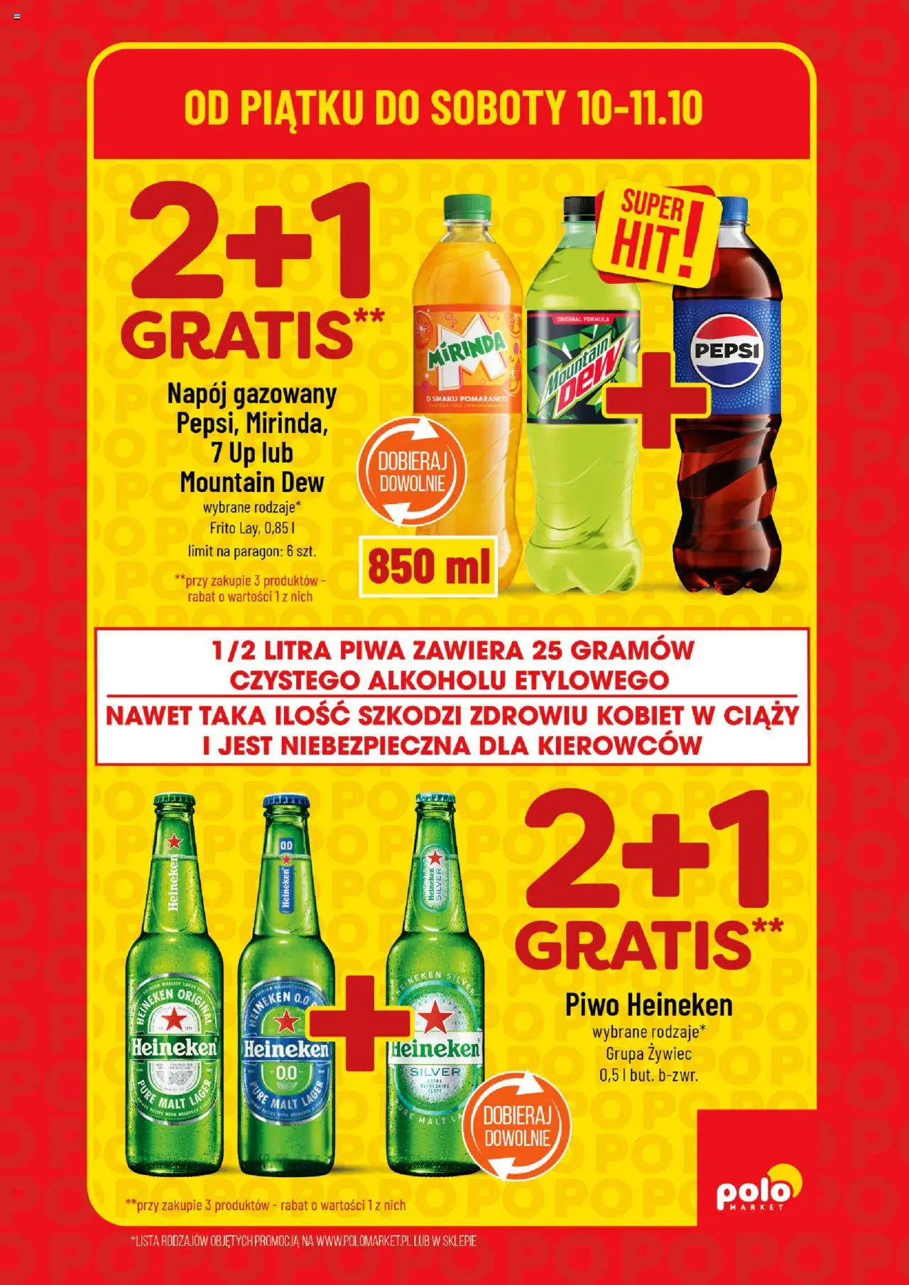 POLOmarket Gazetka - Super Hity od 09.10.2025 | Strona: 5 | Produkty: Pepsi, Piwo, Heineken