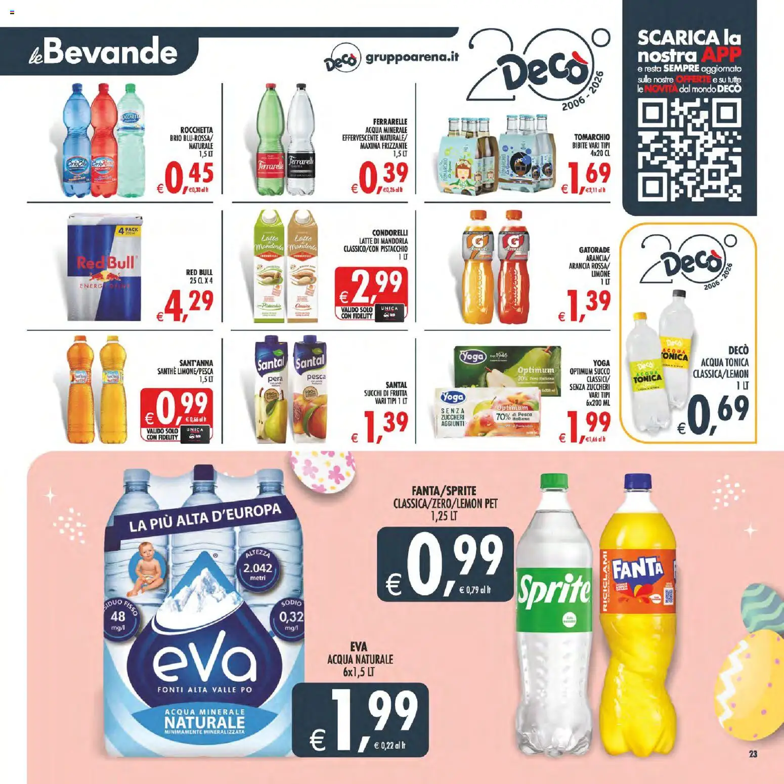 Volantino Decò del 27.03.2026 | Pagina: 27 | Prodotti: Frutta, Limone, Arancia, Acqua minerale