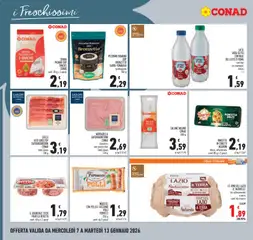 Anteprima del volantino LE UOVA DEL LAZIO LE NATURELLE, Le uova del Lazio Le Naturelle da allevamento a terra conf. da 6 uova valido a partire dal 07.01.2026 | Pagina: 12