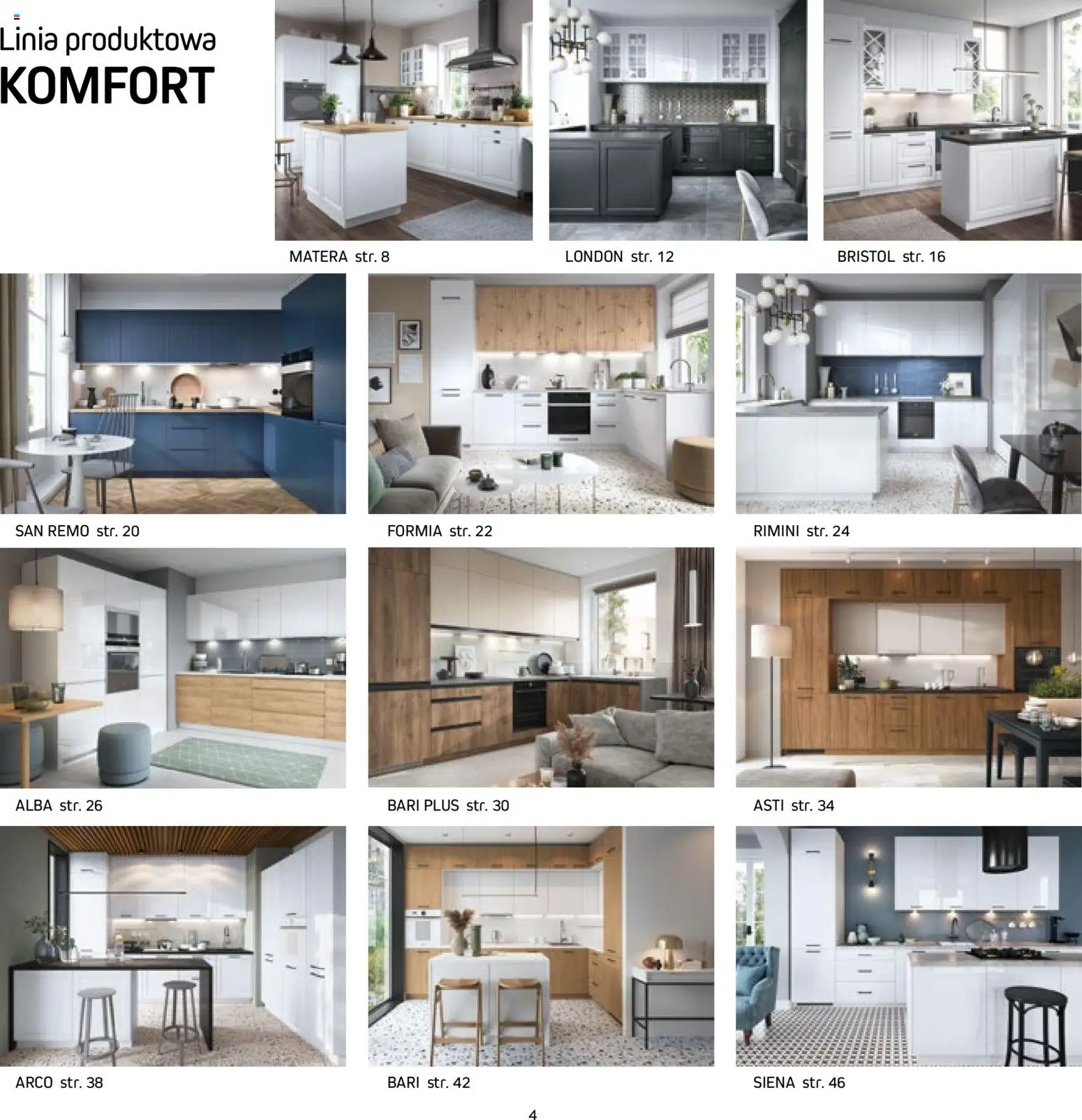Komfort Gazetka - Katalog kuchnie od 15.12.2025 | Strona: 4