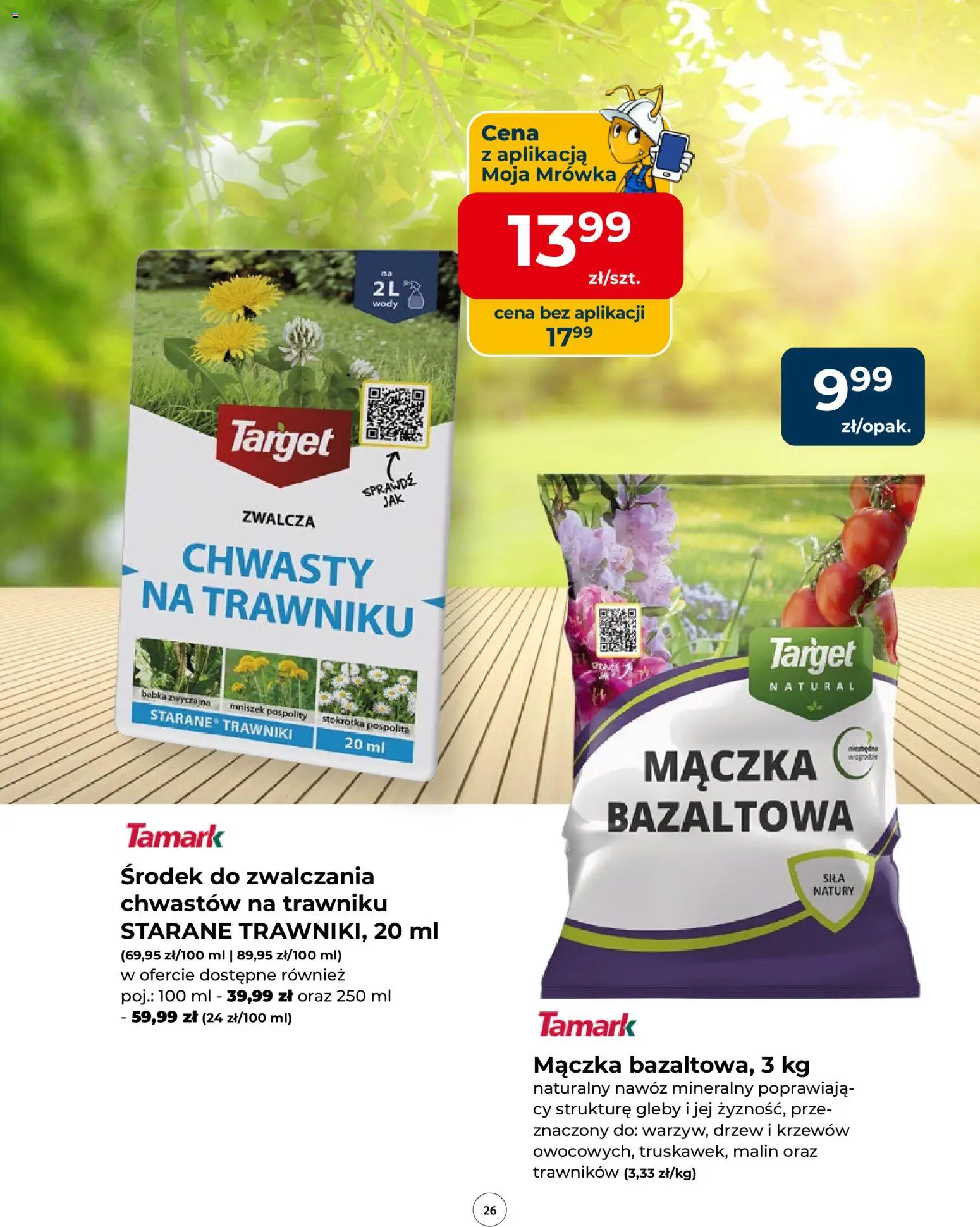 Mrówka gazetka od 23.04.2026 | Strona: 26 | Produkty: Stokrotka, Babka