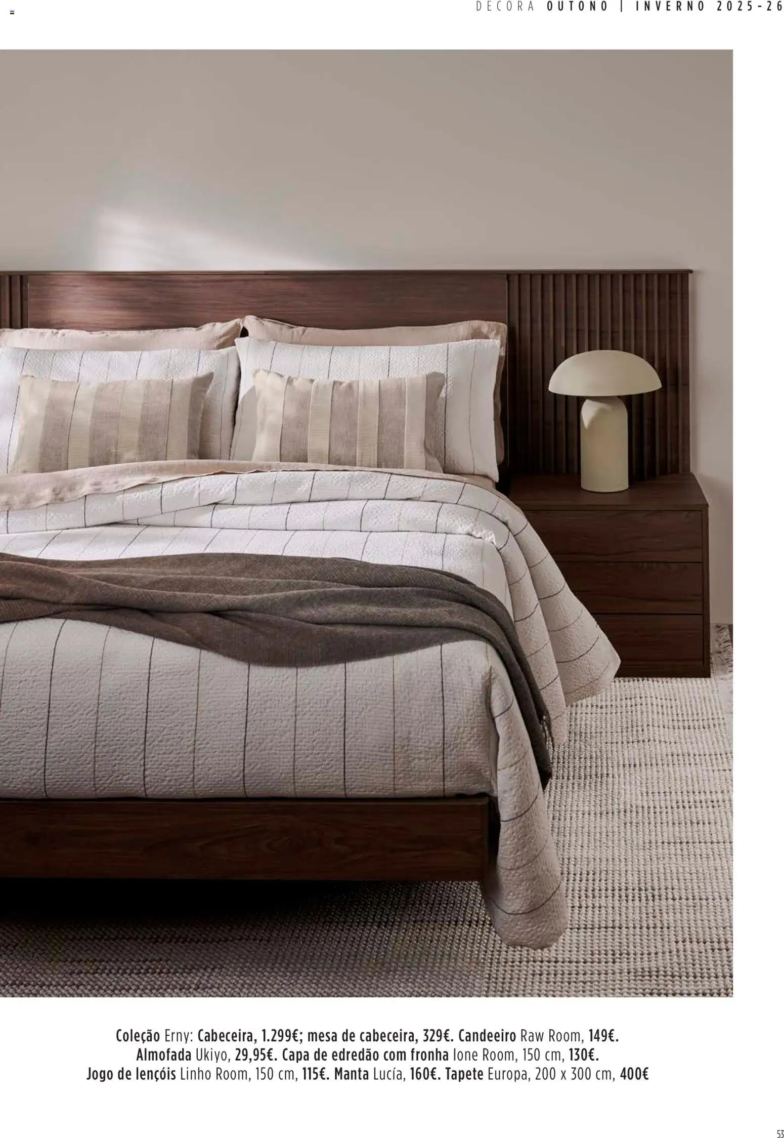 El Corte Ingles Decora │ válido de 23.10.2025 | Página: 53 | Produtos: Lençóis, Fronha, Almofada, Tapete