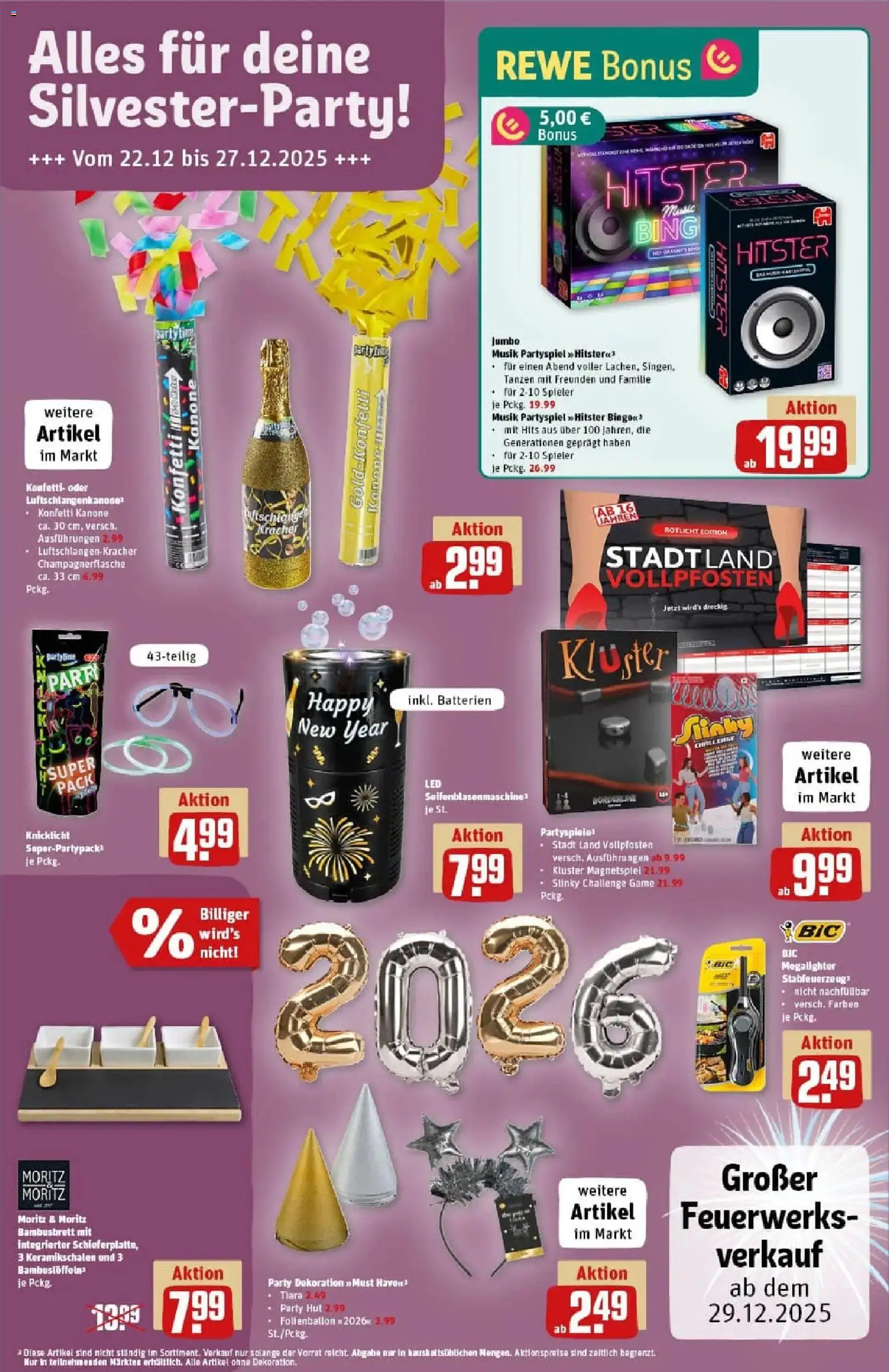 Rewe prospekt Siegen / Geisweid	 – gültig ab 22.12.2025 | Seite: 27 | Produkte: Batterien, Hut