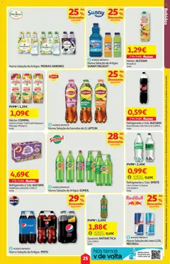 Pré-visualização Auchan folheto válido de 16.04.2026 | Página: 25 | Produtos: Banana, Açai, Sumo, Açúcar