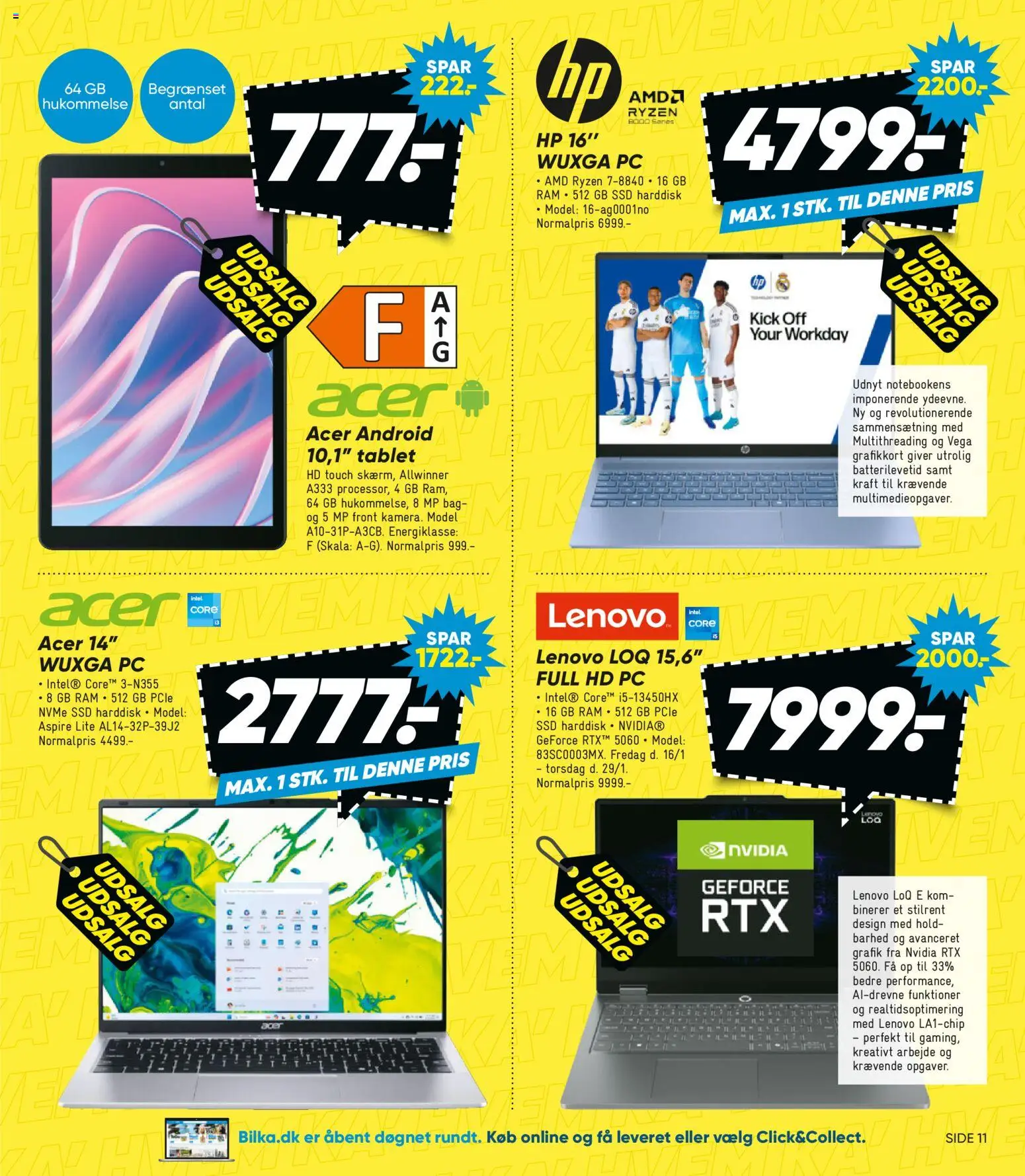 Bilka tilbudsavis – gyldig fra 16.01.2026 | Side: 17 | Produkter: RAM, PC, Harddisk, SSD