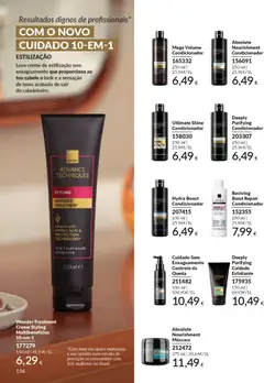 Pré-visualização Mega Volume Condicionador, Condicionador Mega Volume válido de 01.01.2026 | Página: 156 | Produtos: Condicionador, Base, Creme