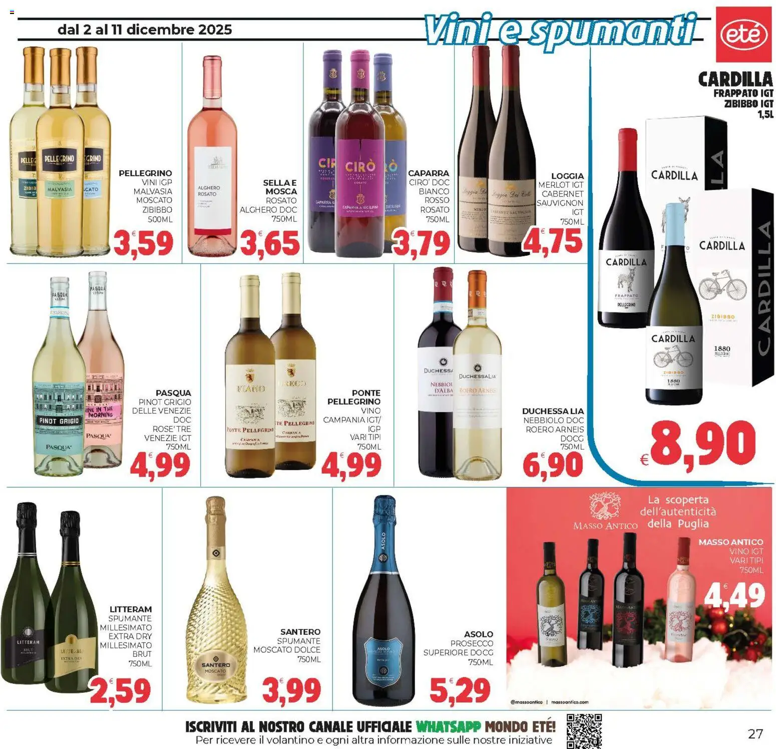 Volantino Eté del 02.12.2025 | Pagina: 27 | Prodotti: Tè, Vino, The, Spumante