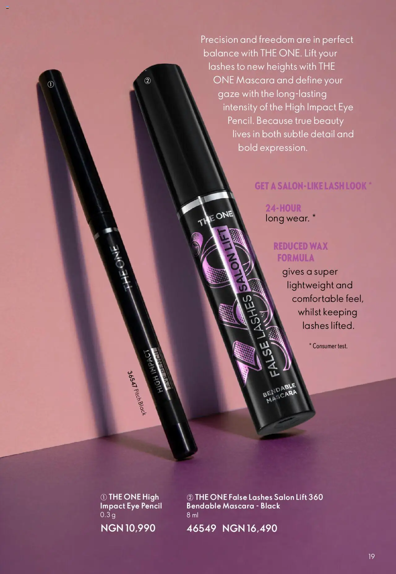 Oriflame Catalogue  valid from 01.10.2025 | Page: 19 | Products: Eye pencil, Mascara