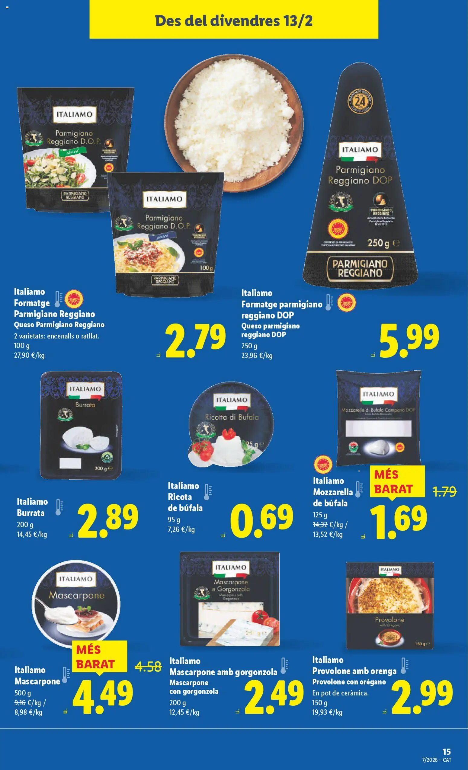 Lidl folleto │ válido desde el 09.02.2026 | Página: 27 | Productos: Queso