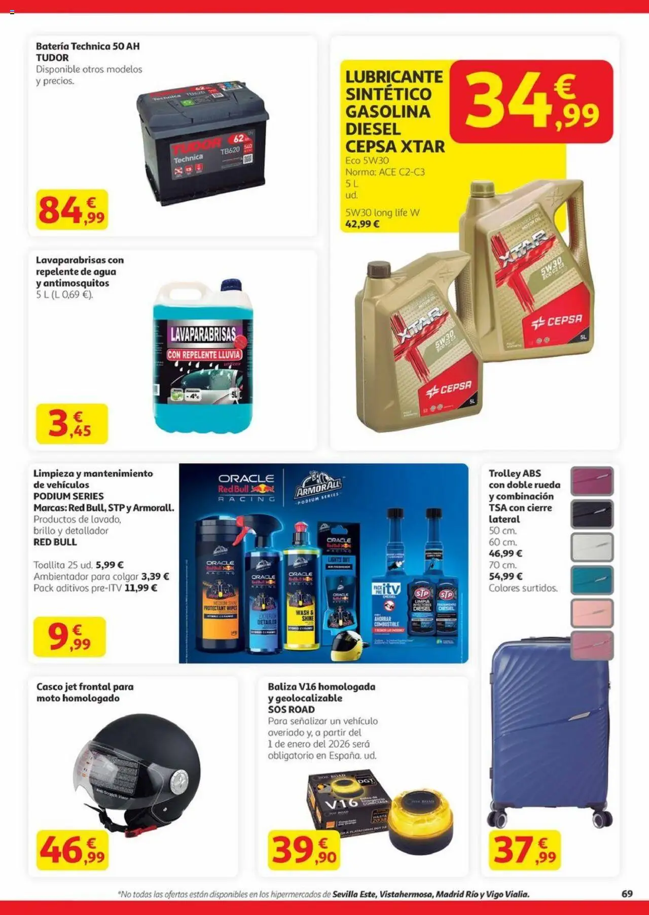 Alcampo - Canarias │ válido desde el 23.10.2025 | Página: 69 | Productos: Noodles αυγού, Pasta, Batería
