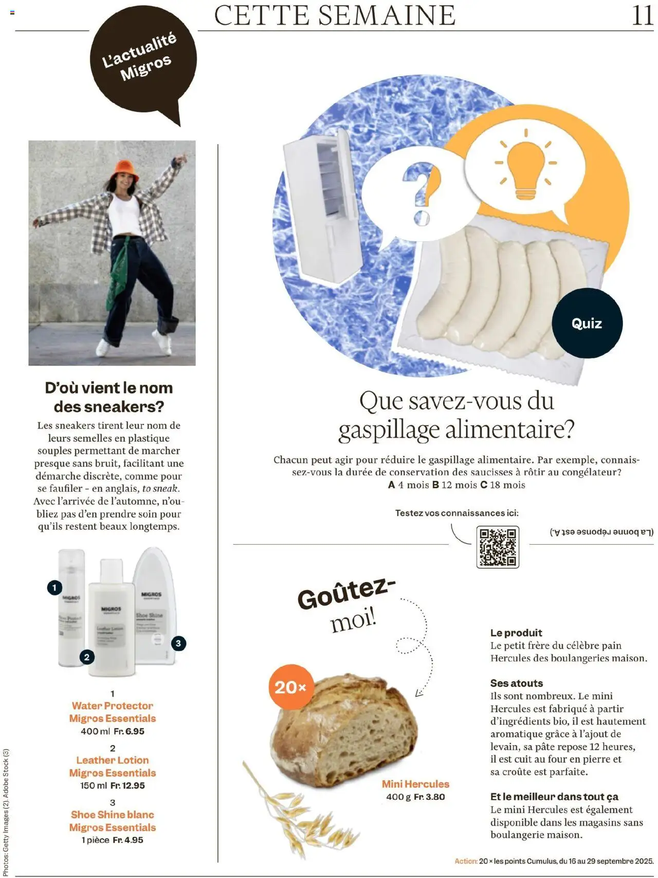 Migros Magazin FR – gültig ab 16.09.2025 | Seite: 11