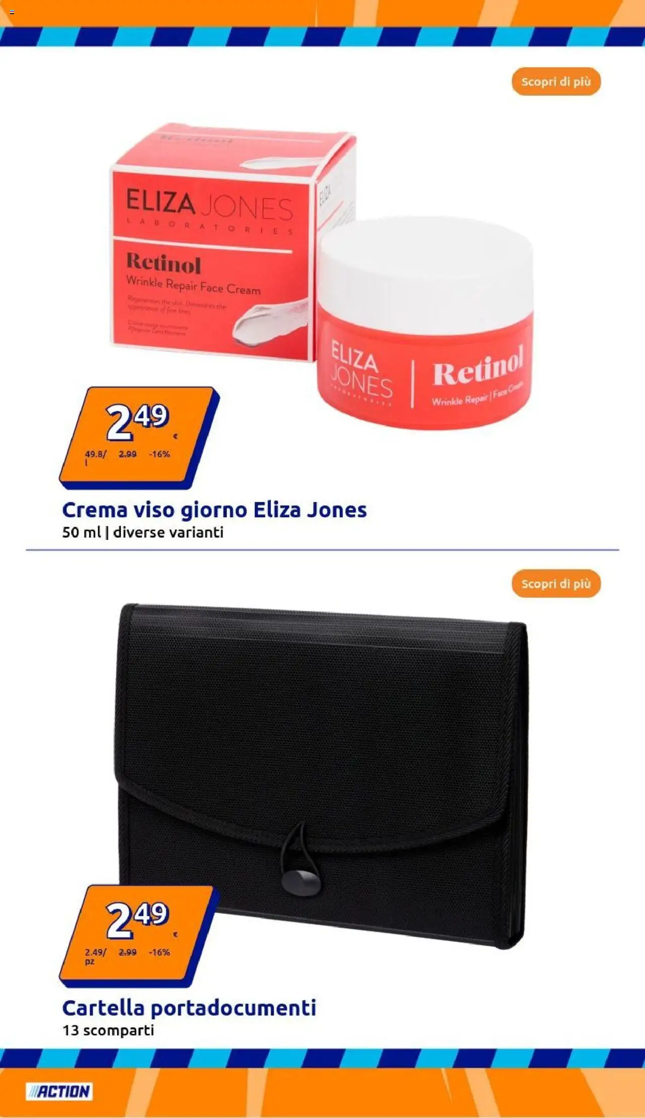 Volantino Action del 10.09.2025 | Pagina: 22 | Prodotti: Crema, Crema viso, The