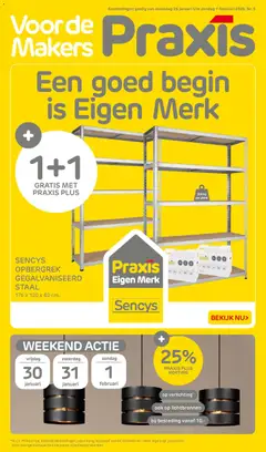 Praxis - Folder - Voorbeeld van een folder van Praxis, geldig van 26.01.2026