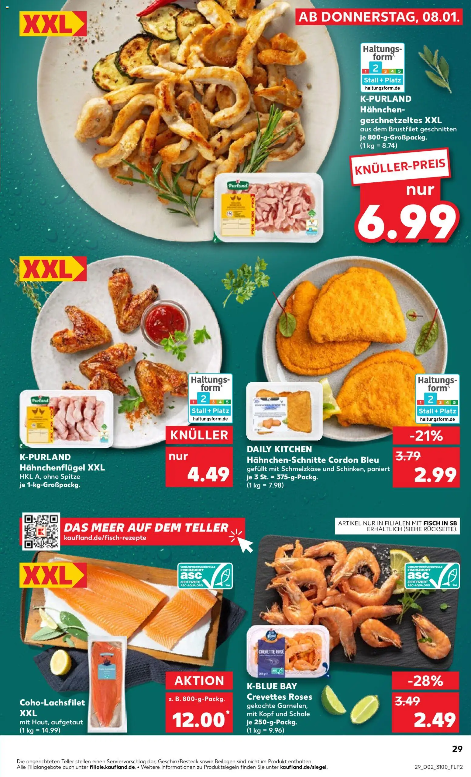Kaufland prospekt Leipzig	 – gültig ab 08.01.2026 | Seite: 29 | Produkte: Hahnchen, Fisch