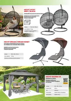 Hecht leták platný od 19.02.2026 | Strana: 131 | Produkty: Plachta, Altánok, Záhradný altánok, Hojdacie kreslo