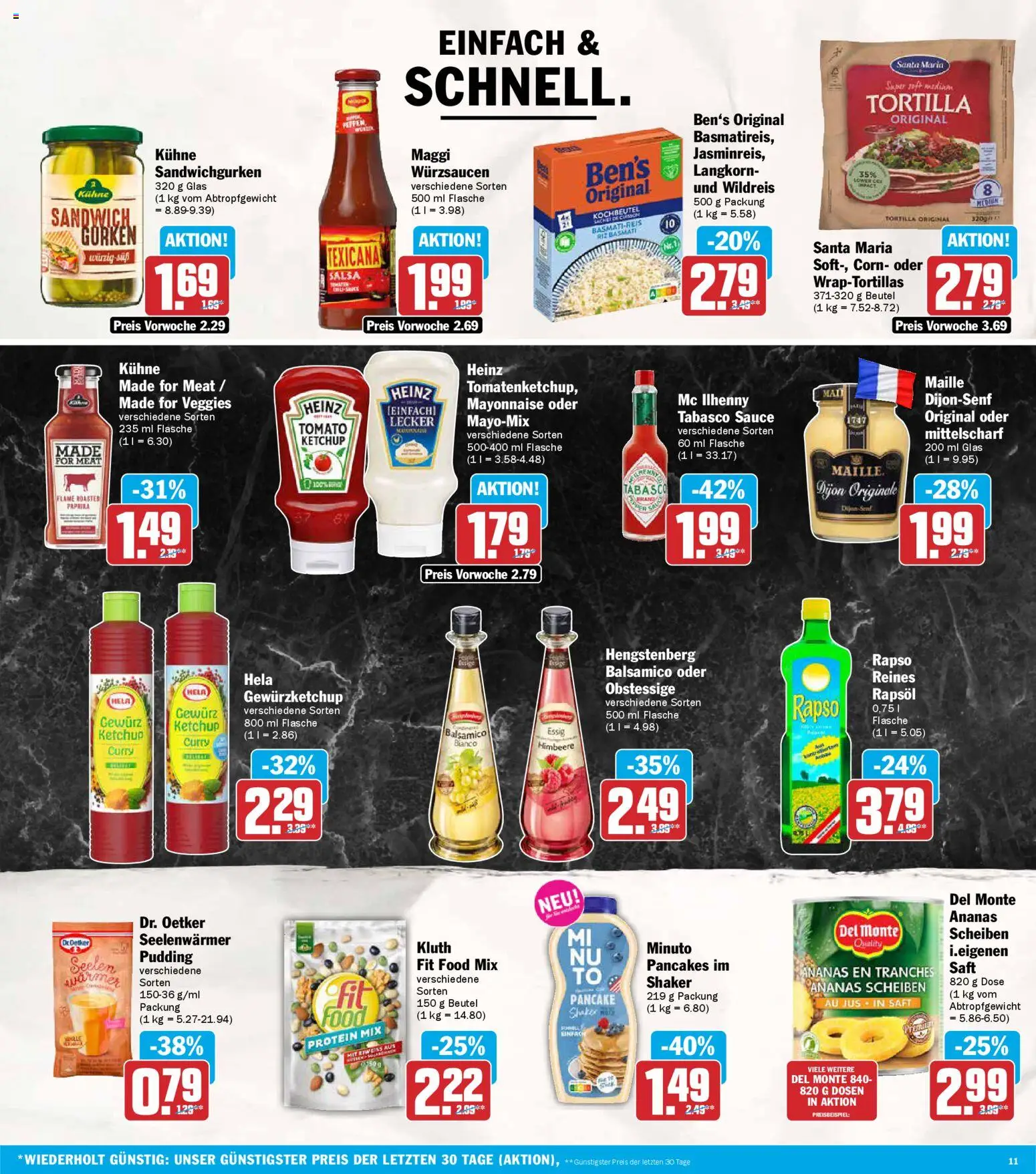 AEZ Prospekt 	 – gültig ab 02.03.2026 | Seite: 11 | Produkte: Maggi, Rapsöl, Saft, Rapso rapsol