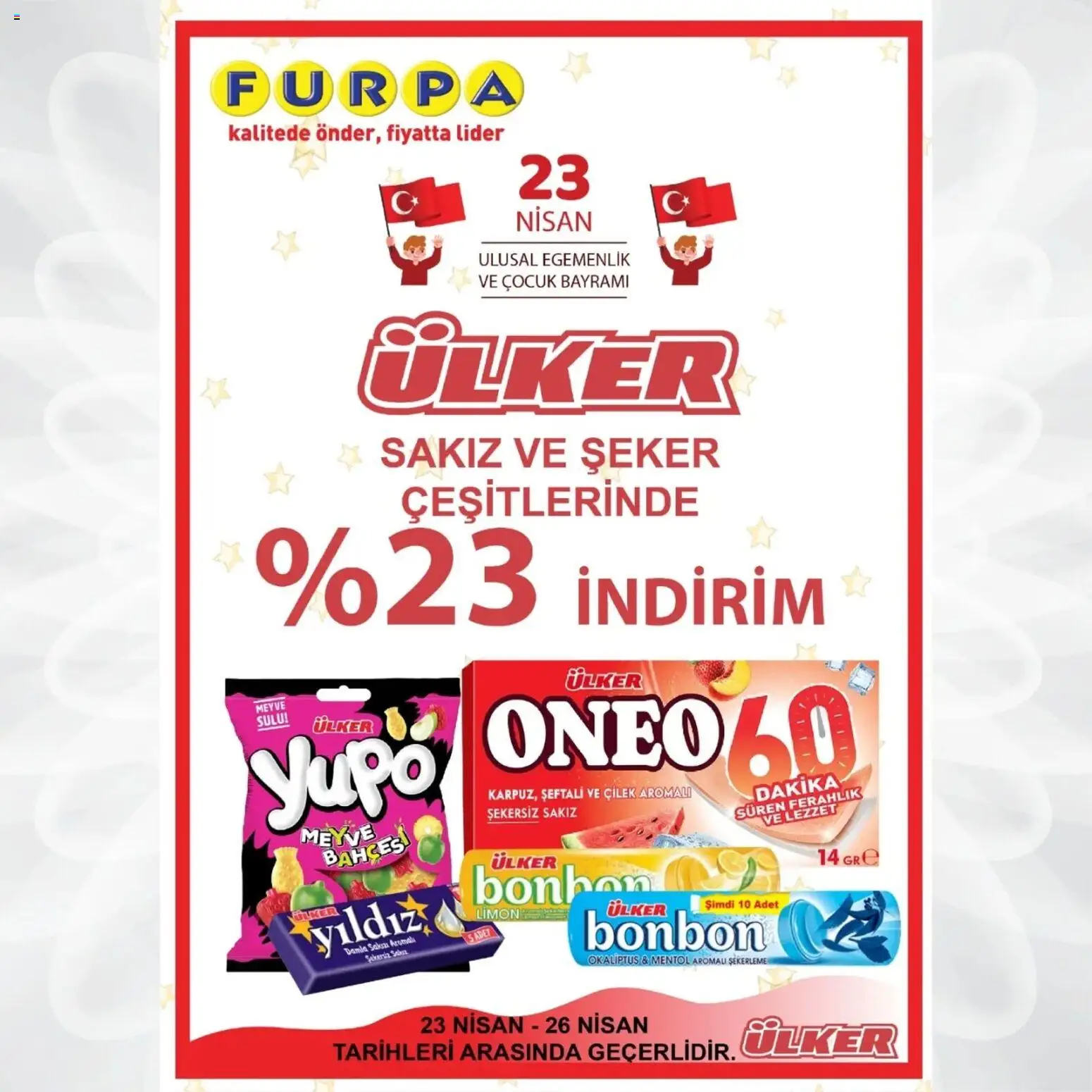 Furpa Katalog - 23.04.2026 tarihinden itibaren geçerlidir | Sayfa: 9 | Ürünler: Şeker, Çilek, Meyve, Şeftali