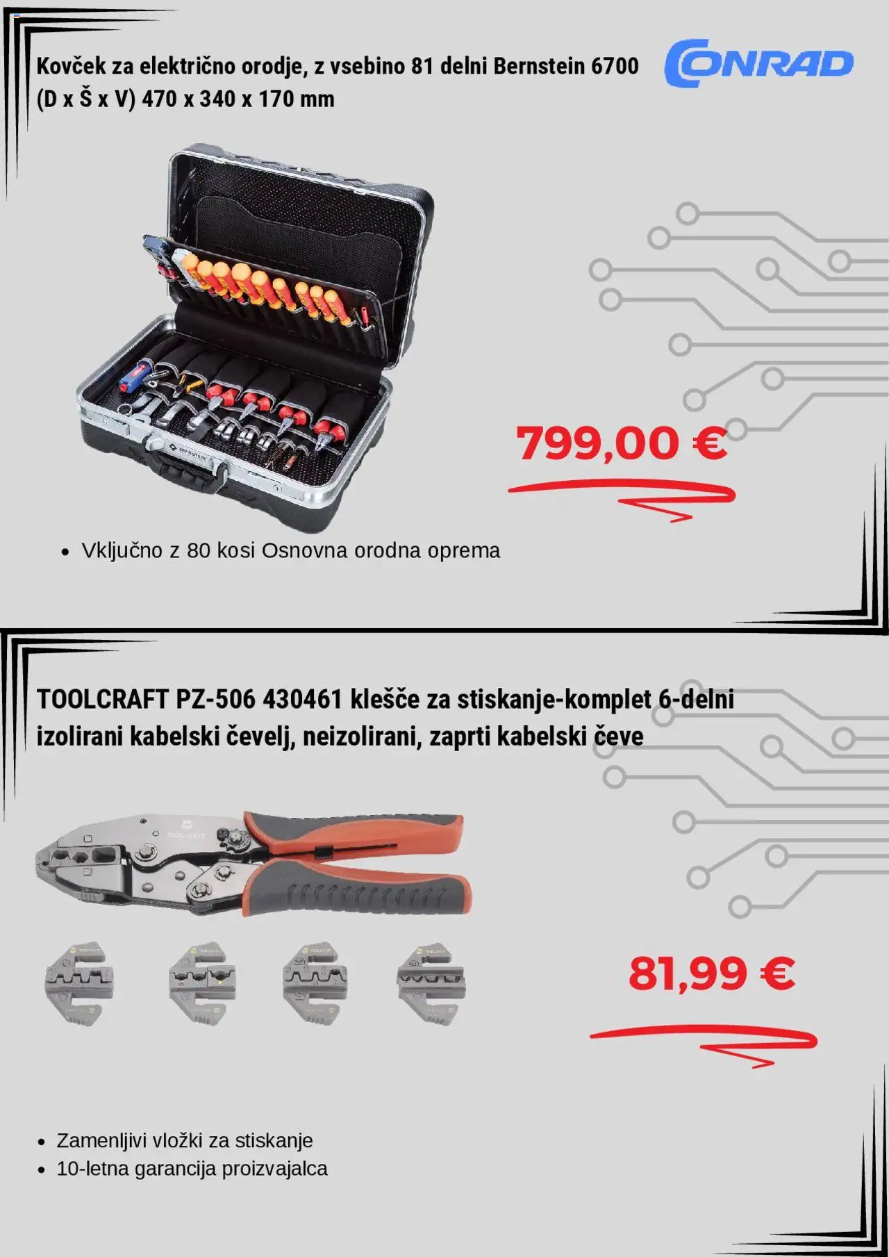 Novi Conrad katalog ponudbe – veljaven od 21.10.2025 | Stran: 3 | Izdelki: Vložki, Kovcek