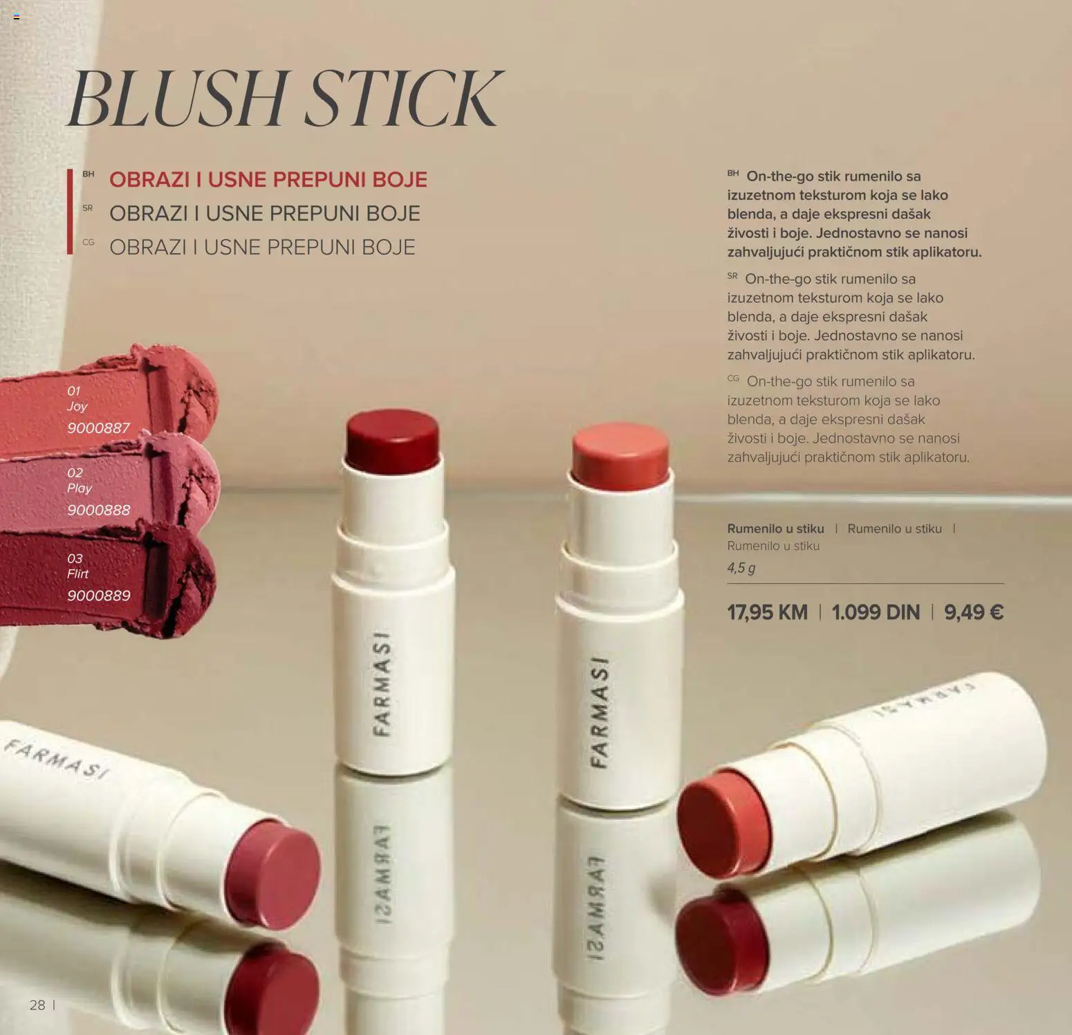 Farmasi katalog - važi od 01.03.2026 | Strana: 28 | Proizvode: Rumenilo
