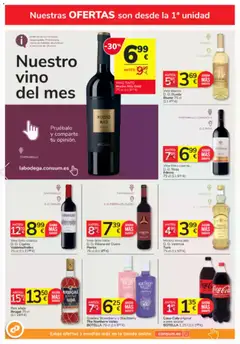 Vista previa Consum folleto válido desde el 23.10.2025 | Página: 22 | Productos: Ron, Vino, Ginebra