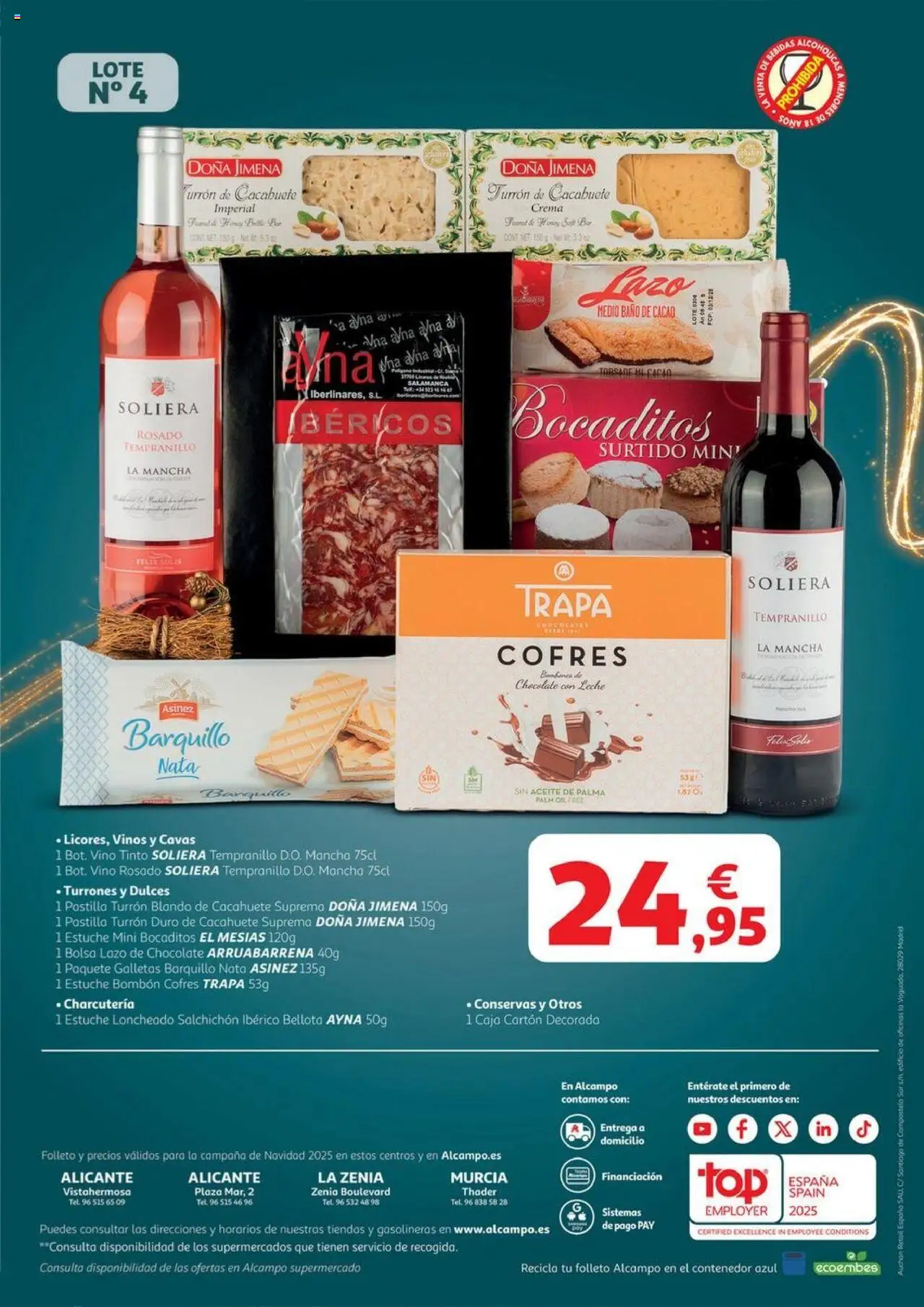 Alcampo - Alicante y Murcia │ válido desde el 06.11.2025 | Página: 24 | Productos: Chocolate, Crema, Chocolate con leche, Caja