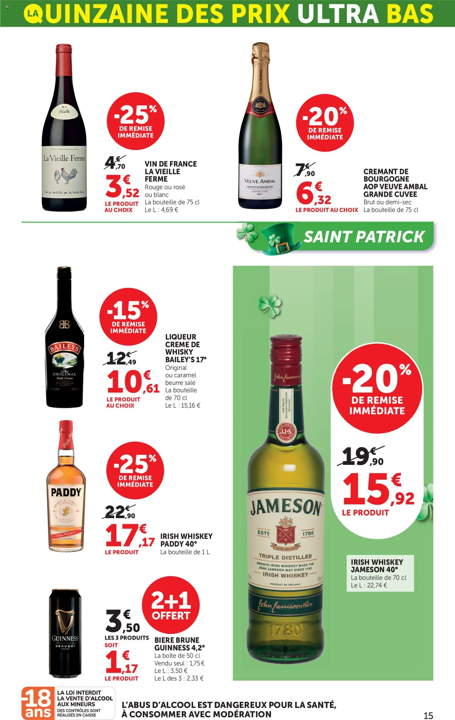 {H1} | Page: 15 | Produits: Liqueur, Crémant de bourgogne, Crémant, Thé