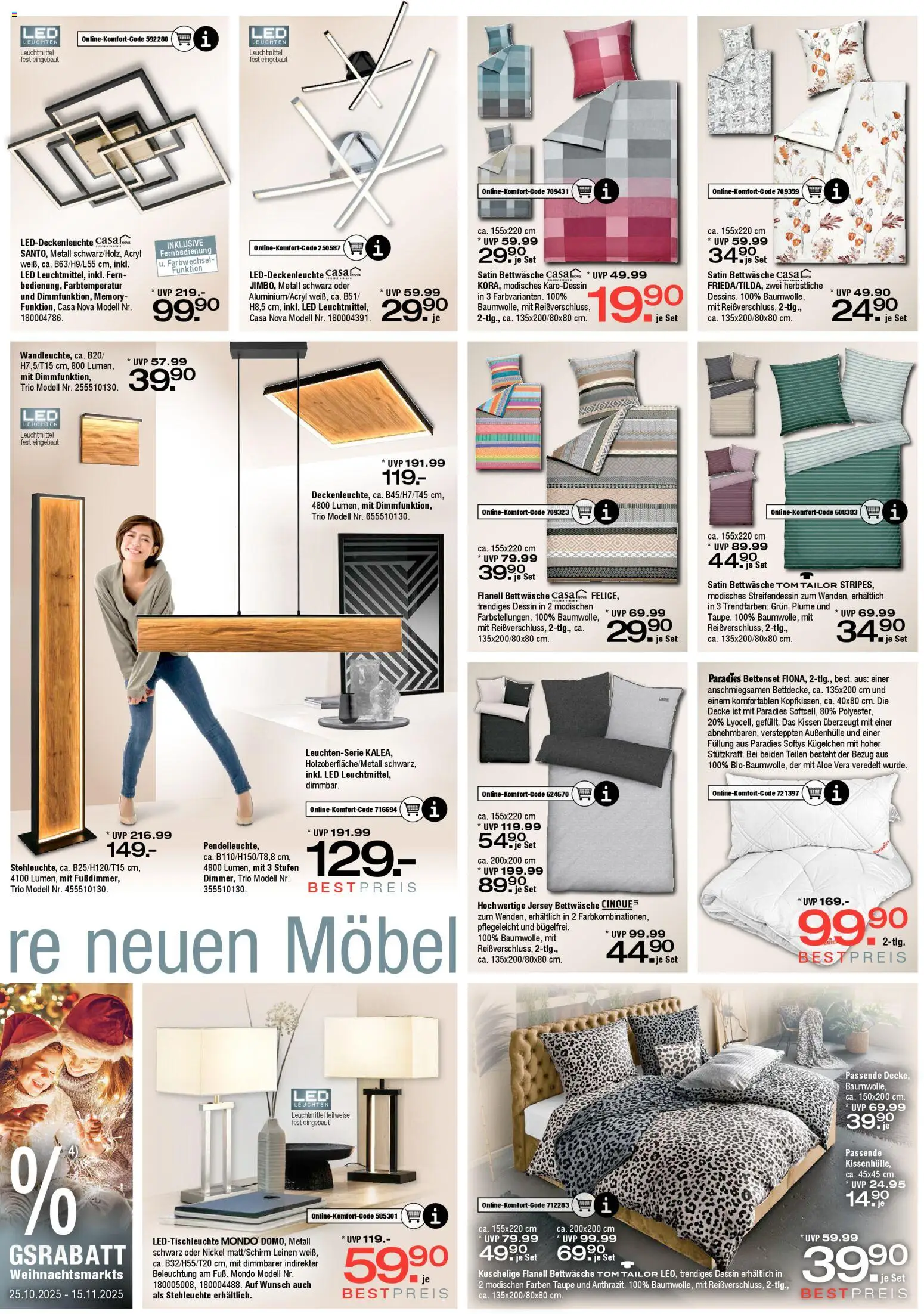 Ostermann Prospekt 	 – gültig ab 25.10.2025 | Seite: 7 | Produkte: Kissen, Decke, Bettwäsche, Bettenset
