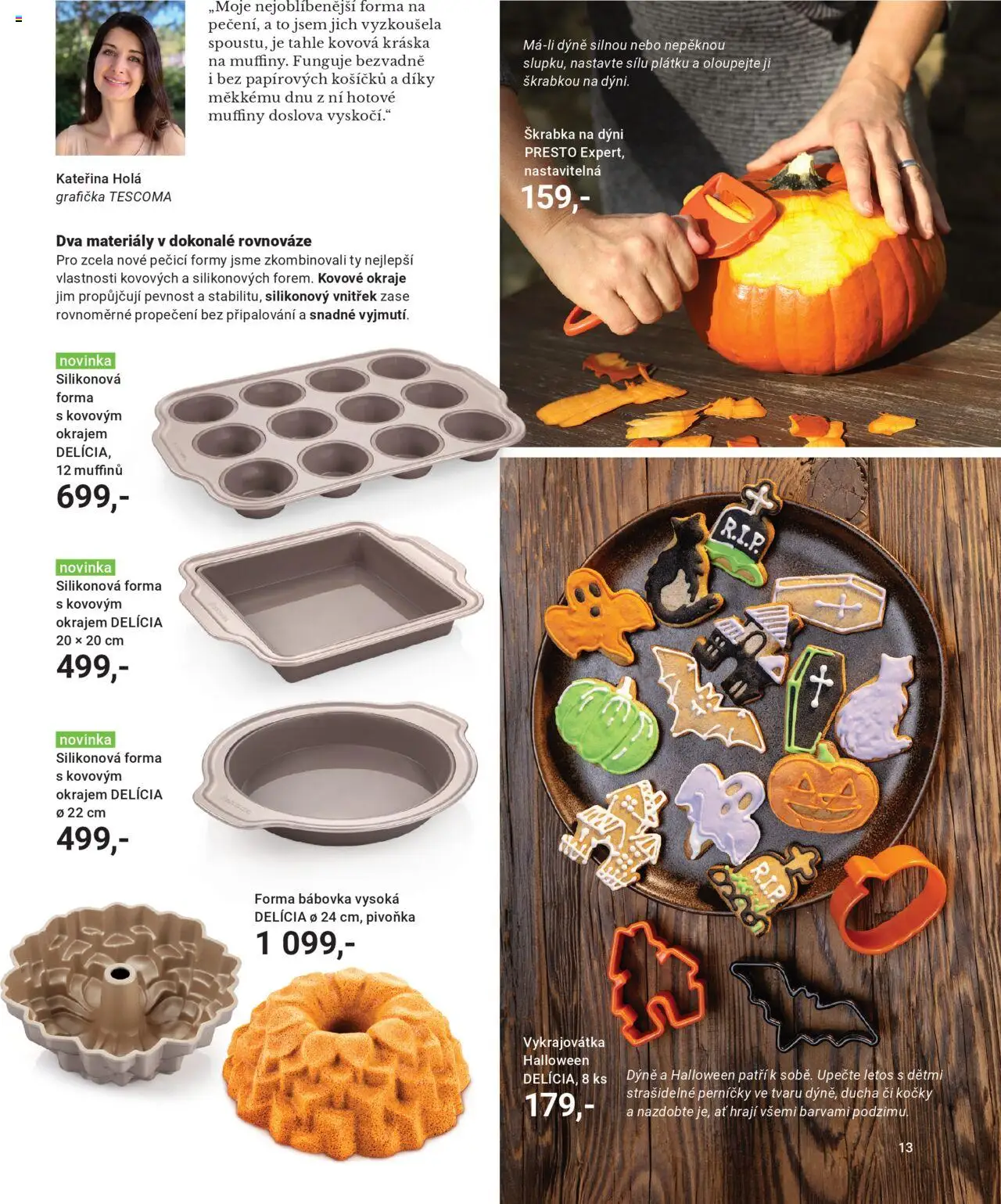 TESCOMA katalog - Podzim/zima 2025 od 20.10.2025 | Strana: 13 | Produkty: Škrabka, Forma, Dýně, Perníčky