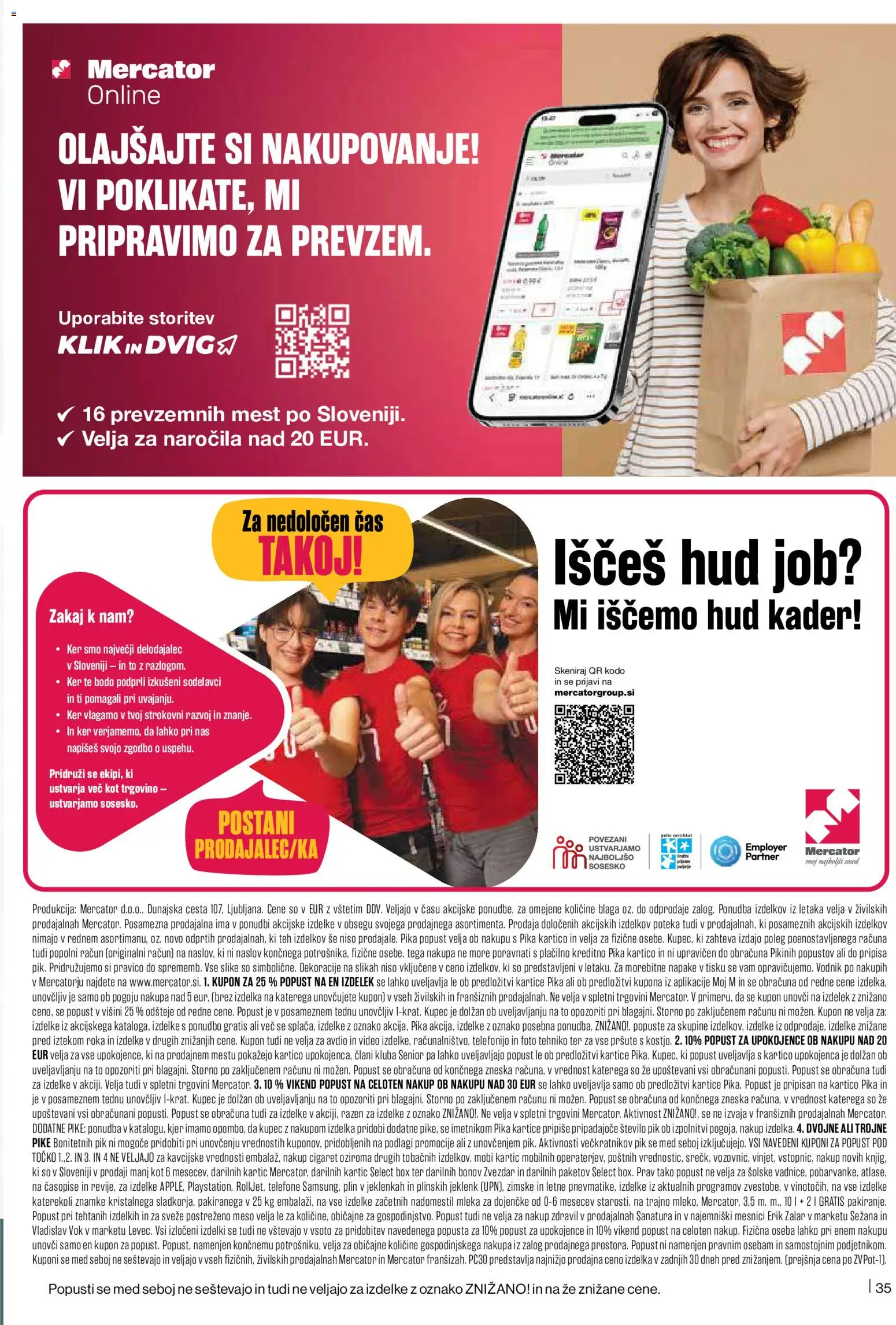 Novi Mercator katalog ponudbe – veljaven od 22.01.2026 | Stran: 35 | Izdelki: Video