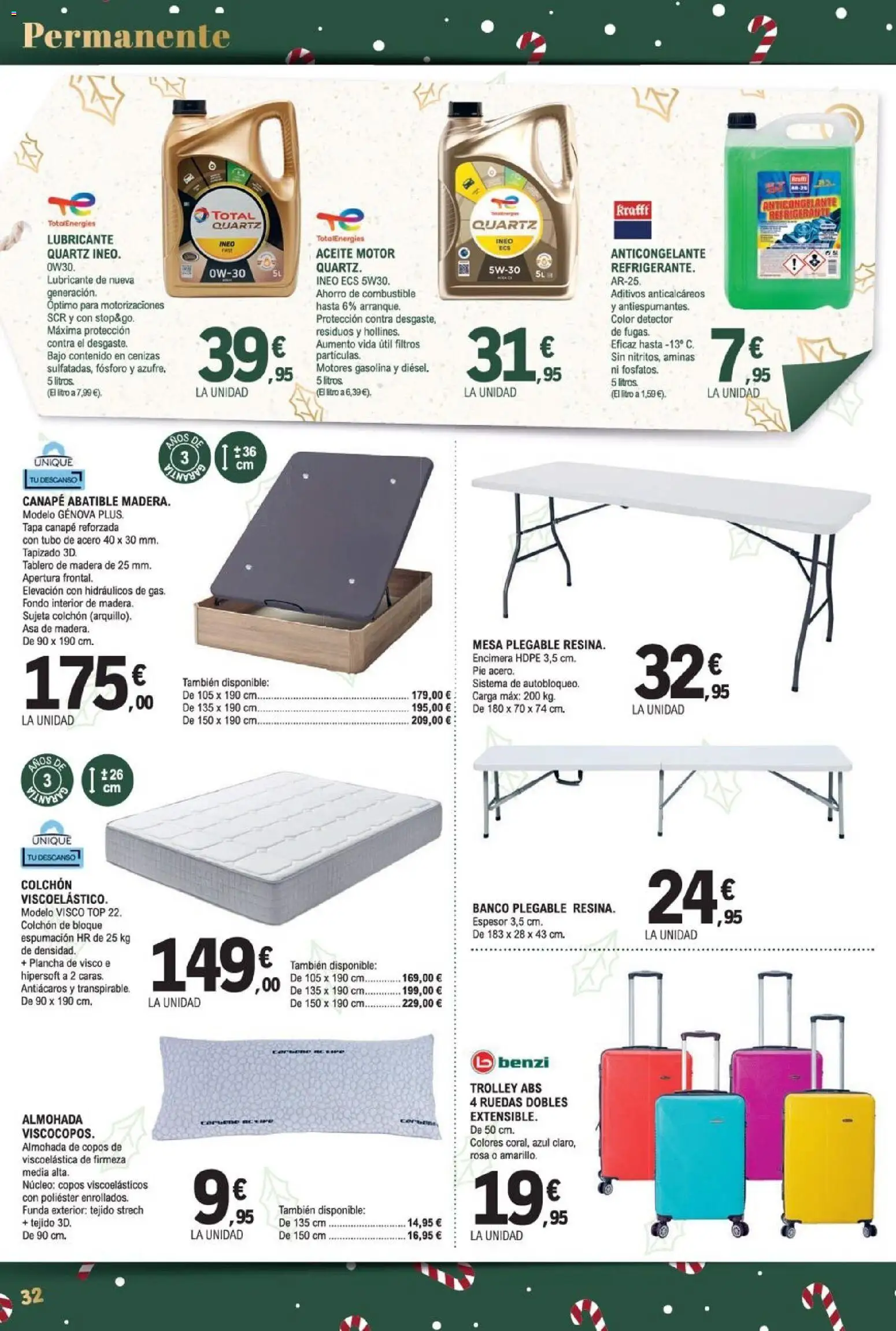 E.Leclerc folleto │ válido desde el 03.12.2025 | Página: 32 | Productos: Copos, Colchon, Plancha, Almohada