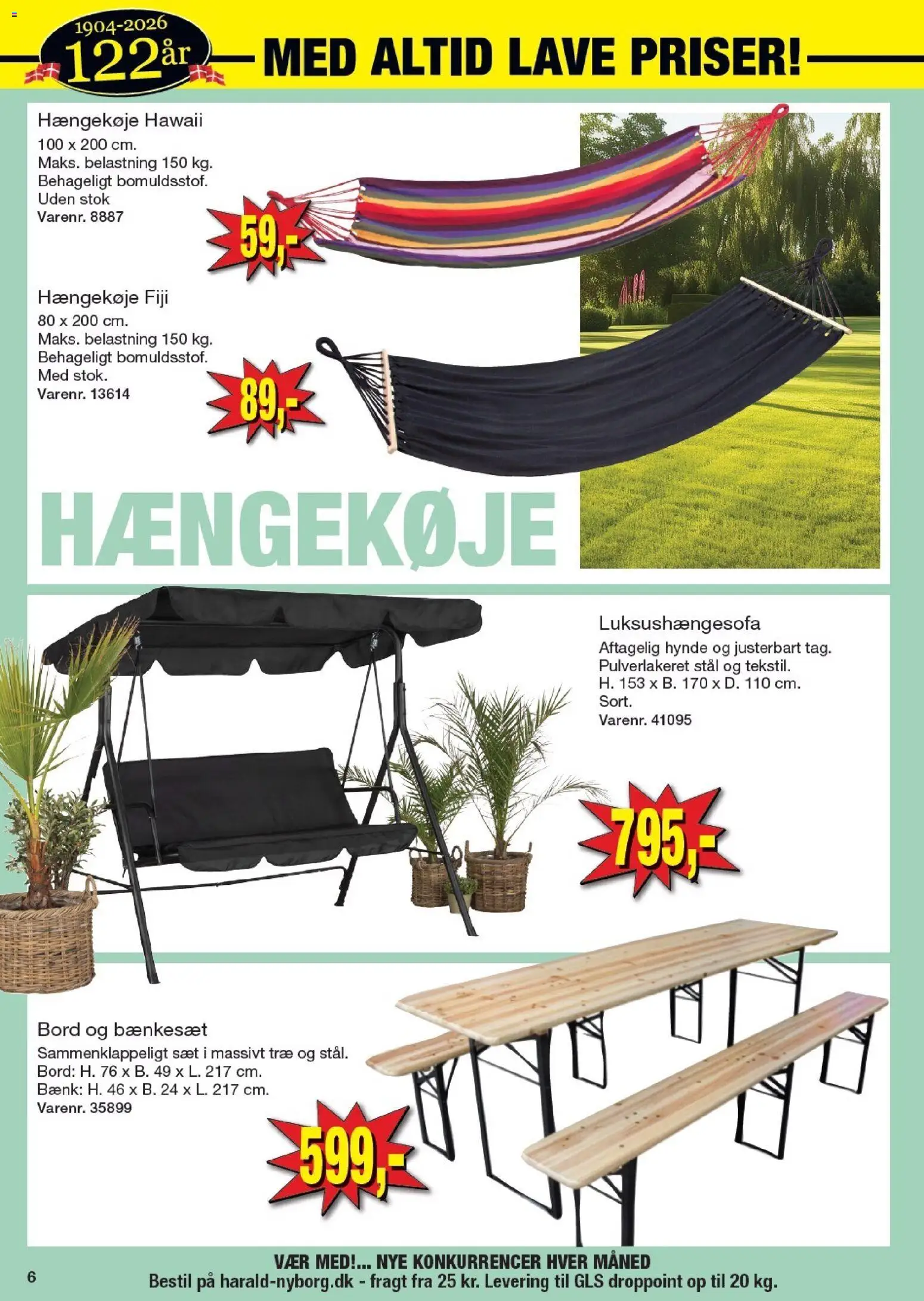 Harald Nyborg tilbudsavis – gyldig fra 23.04.2026 | Side: 80 | Produkter: Bord, Bænk