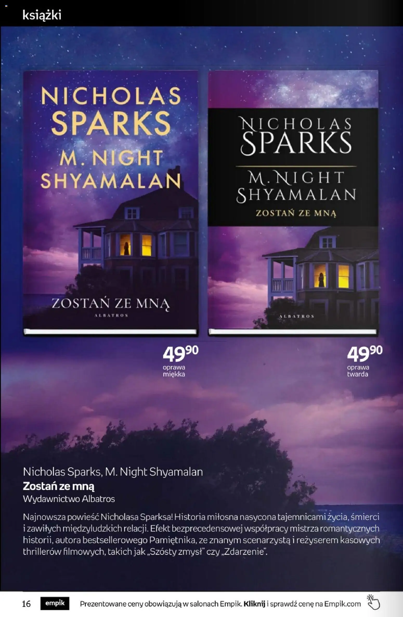 Empik promocje - Tom kultury Książki od 28.01.2026 | Strona: 16