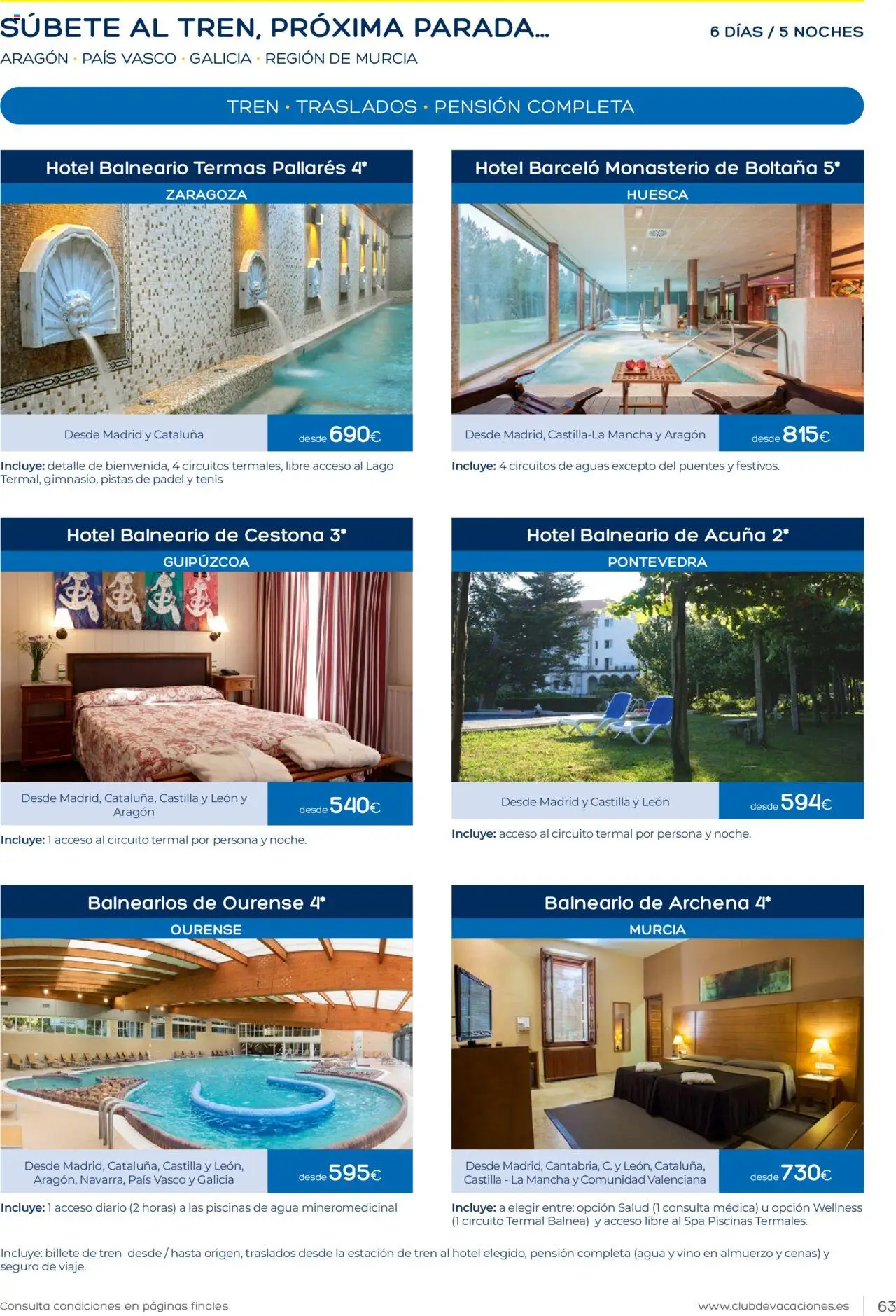 Viajes El Corte Inglés Club de Vacaciones │ válido desde el 01.01.2025 | Página: 63 | Productos: Vino