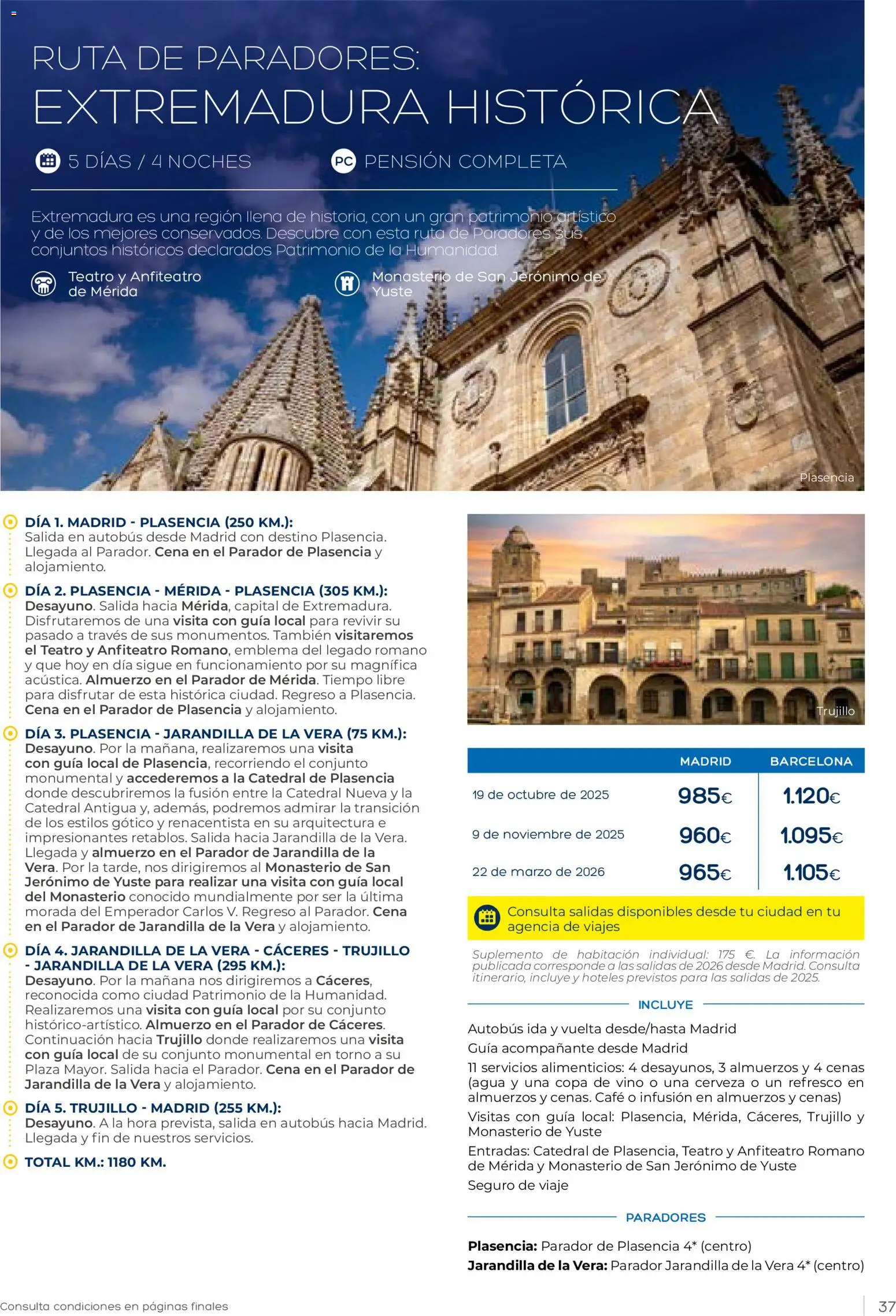 Viajes El Corte Inglés Vacaciones Económicas │ válido desde el 22.10.2025 | Página: 37 | Productos: Café, Vino, Cerveza, PC