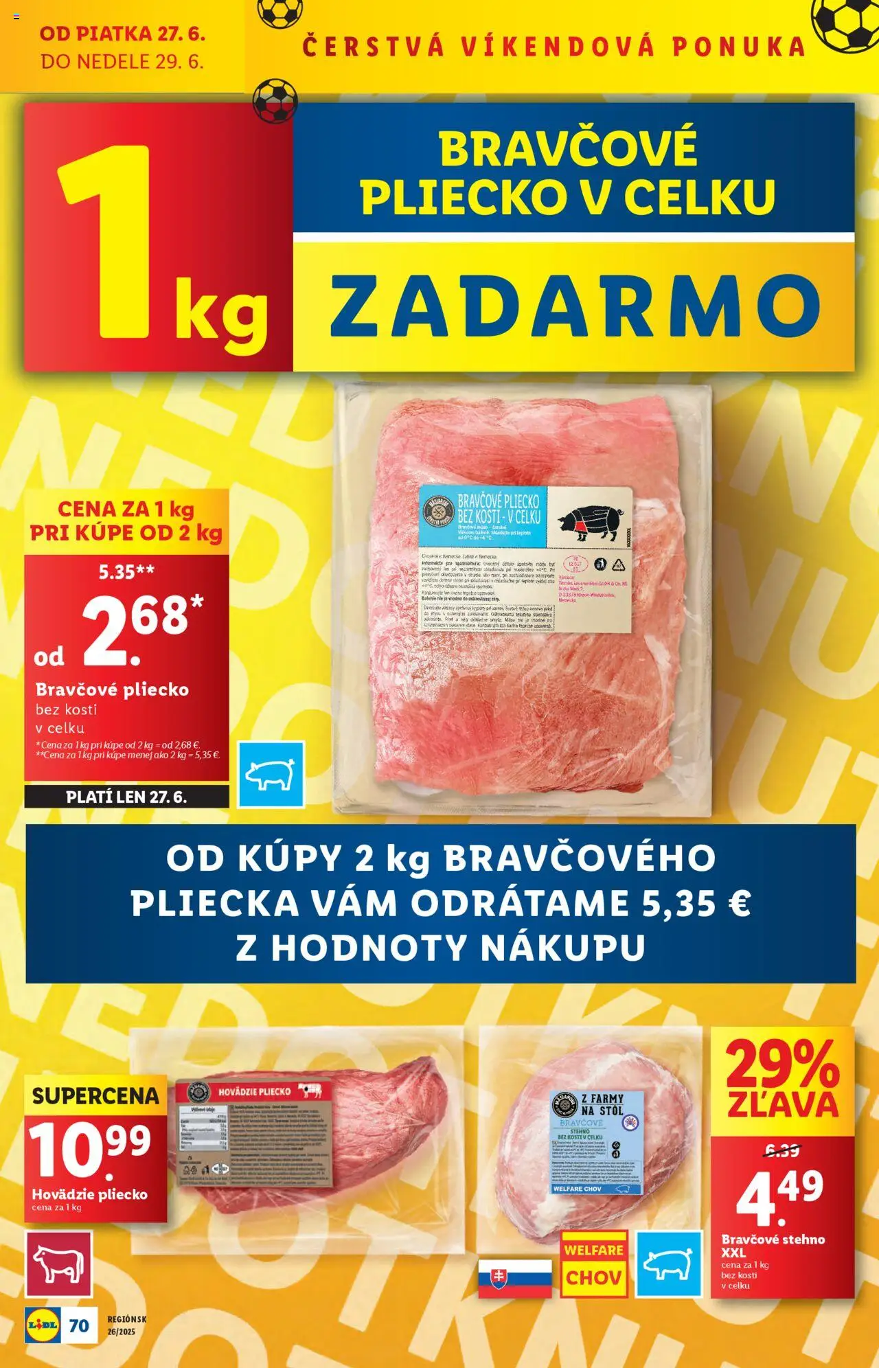 Lidl leták │ platný od 23.06.2025 | Strana: 86 | Produkty: Stôl, Bravčové stehno