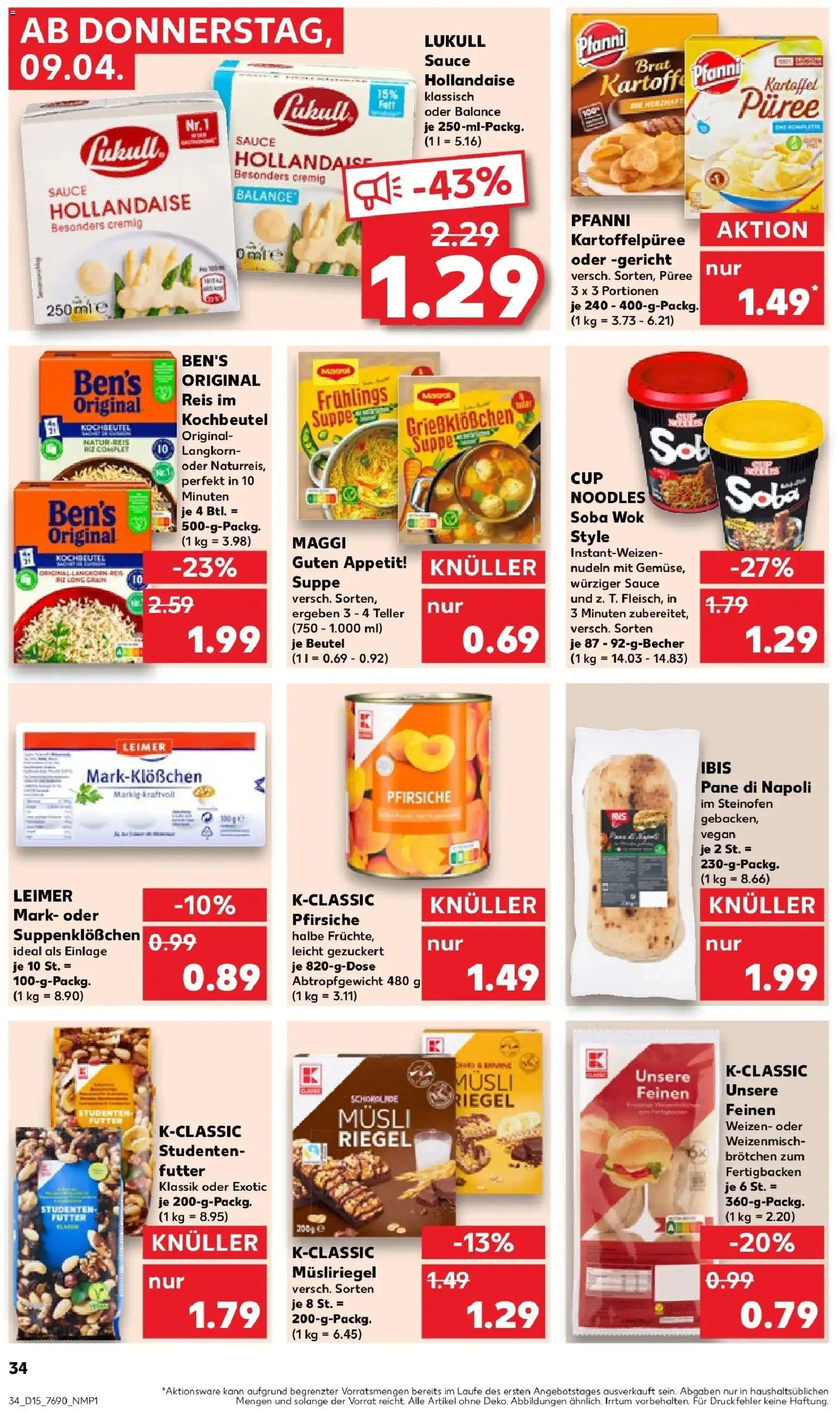 Kaufland Prospekt Radolfzell Am Bodensee	 – gültig ab 07.04.2026 | Seite: 46 | Produkte: Musli, Pane, Reis, Wok