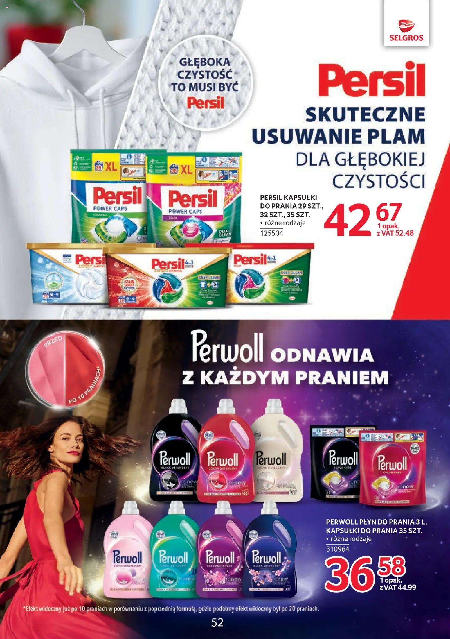 Selgros cash&carry Gazetka - Markowe produkty od 04.12.2025 | Strona: 45 | Produkty: Persil, Kapsułki do prania, Detergent