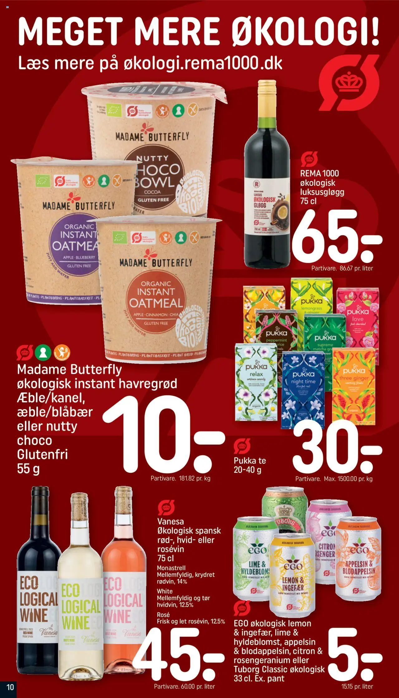 Rema 1000 tilbudsavis – gyldig fra 19.10.2025 | Side: 10 | Produkter: Ingefær, Te, Lime, Butterfly