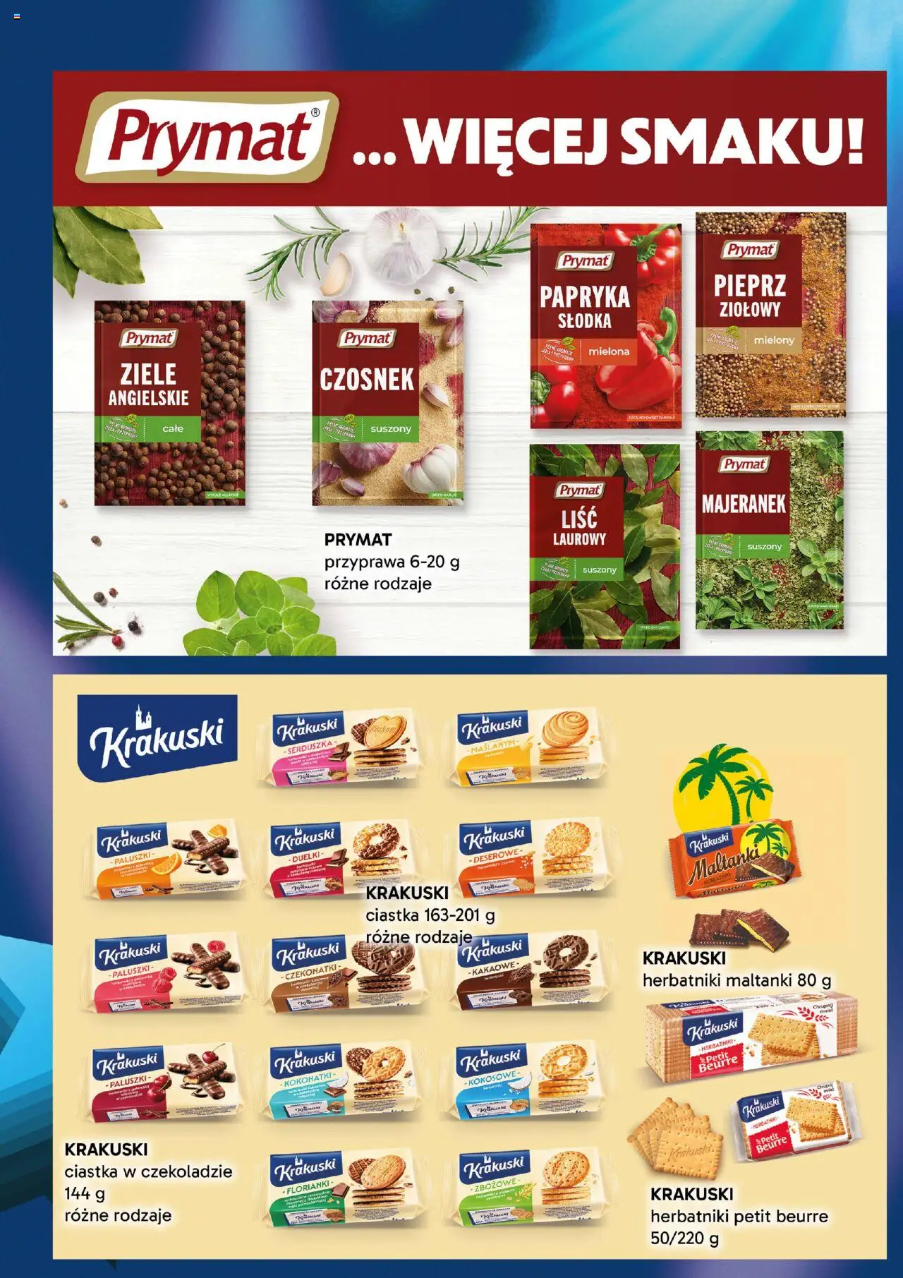 Eurocash Gazetka - Hity 30-lecia od 15.09.2025 | Strona: 10 | Produkty: Majeranek, Papryka, Paluszki, Ciastka
