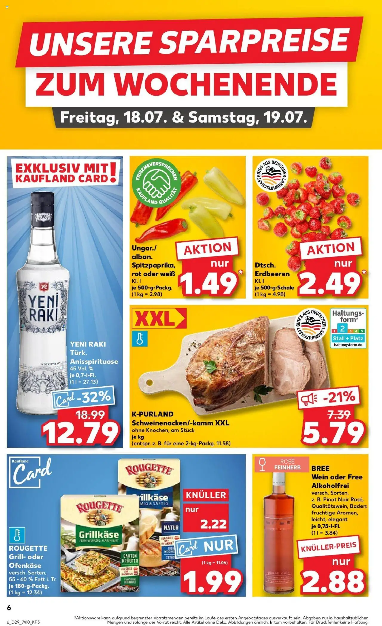 Kaufland prospekt Braunschweig	 - gültig ab dem 21.07.2025 | Seite: 19 | Produkte: Grill, Bree, Wein, Erdbeeren