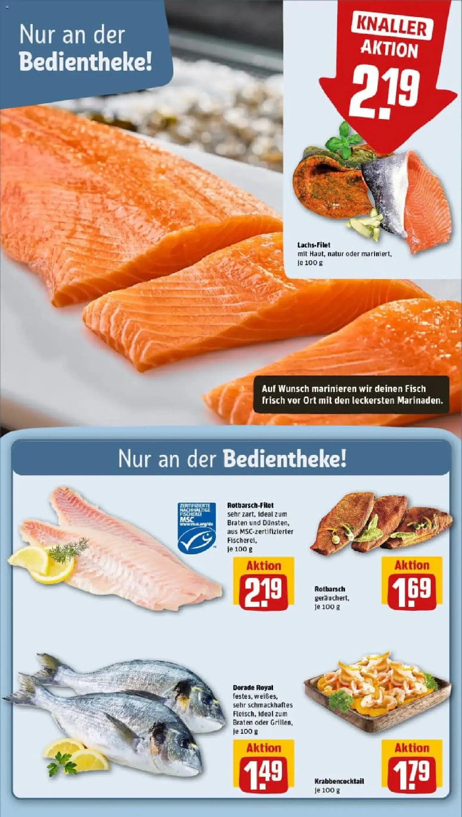 Rewe prospekt Westerland/Sylt	 – gültig ab 26.01.2026 | Seite: 35 | Produkte: Dorade, Fisch