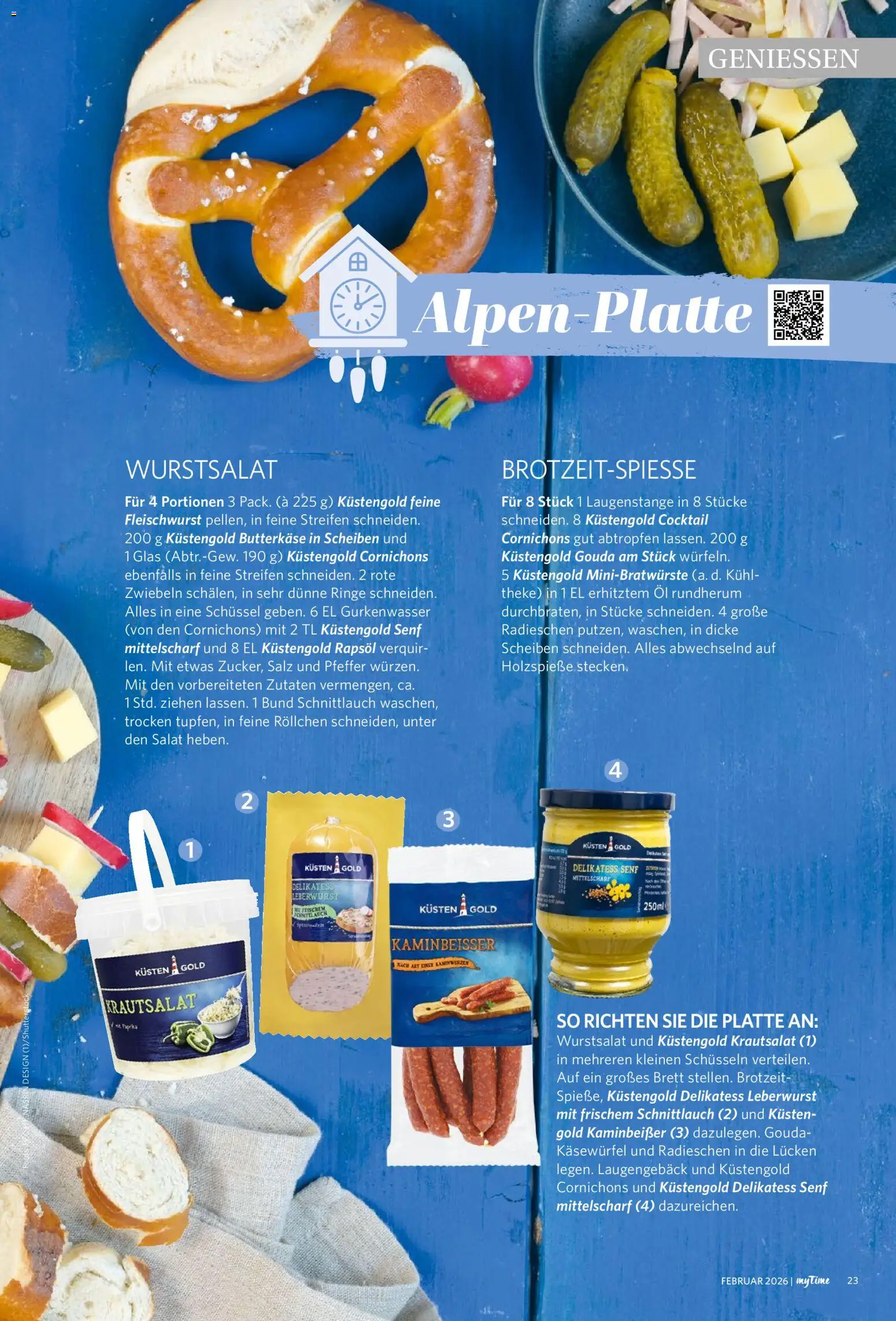 Combi myTime Februar 2026 – gültig ab 01.02.2026 | Seite: 23 | Produkte: Rapsöl, Gouda, Zwiebeln, Pfeffer