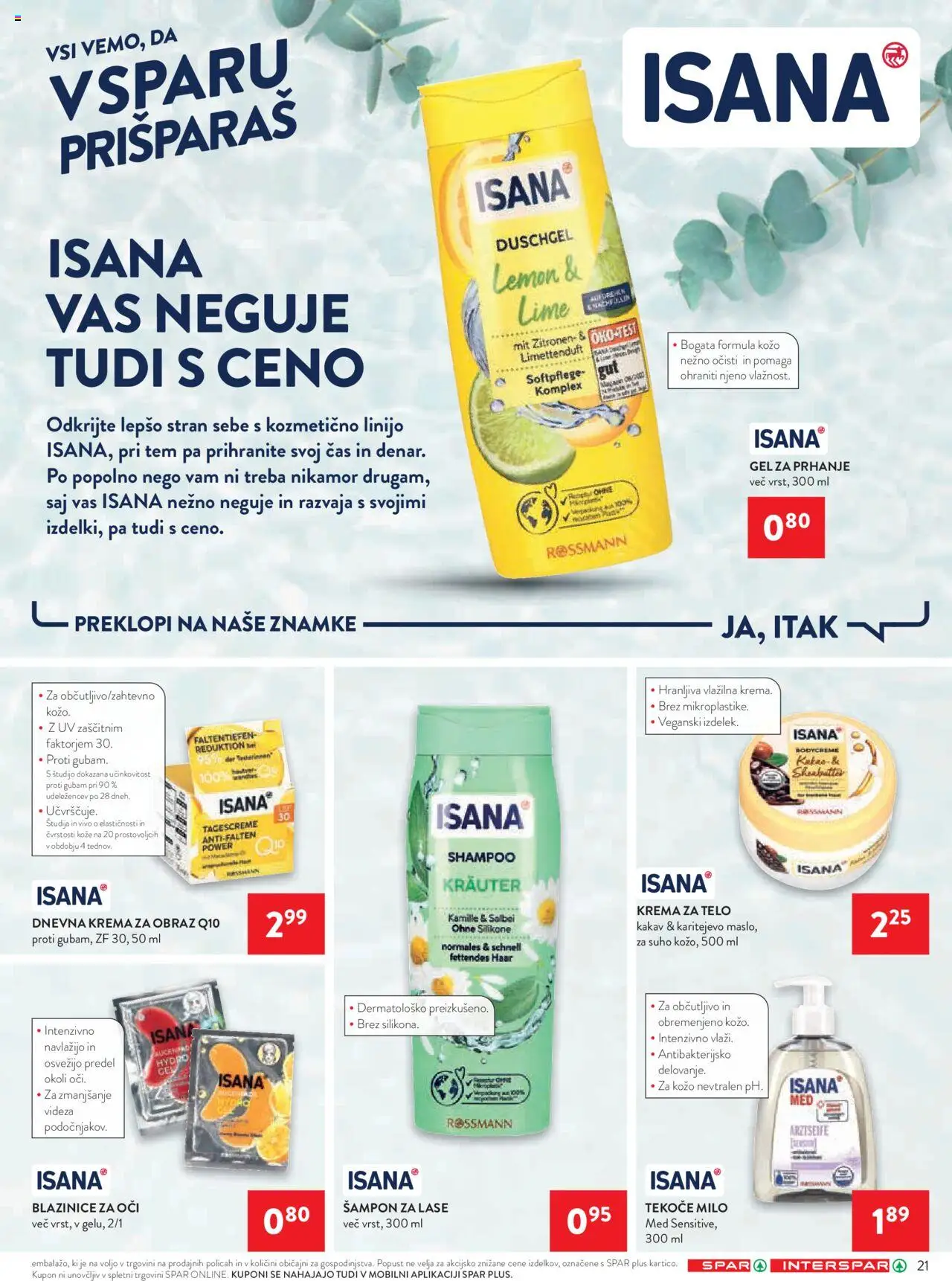 Spar katalog 26/25 │ velja od 26.06.2025 | Stran: 25 | Izdelki: Gel za prhanje, Krema, Milo, Krema za obraz