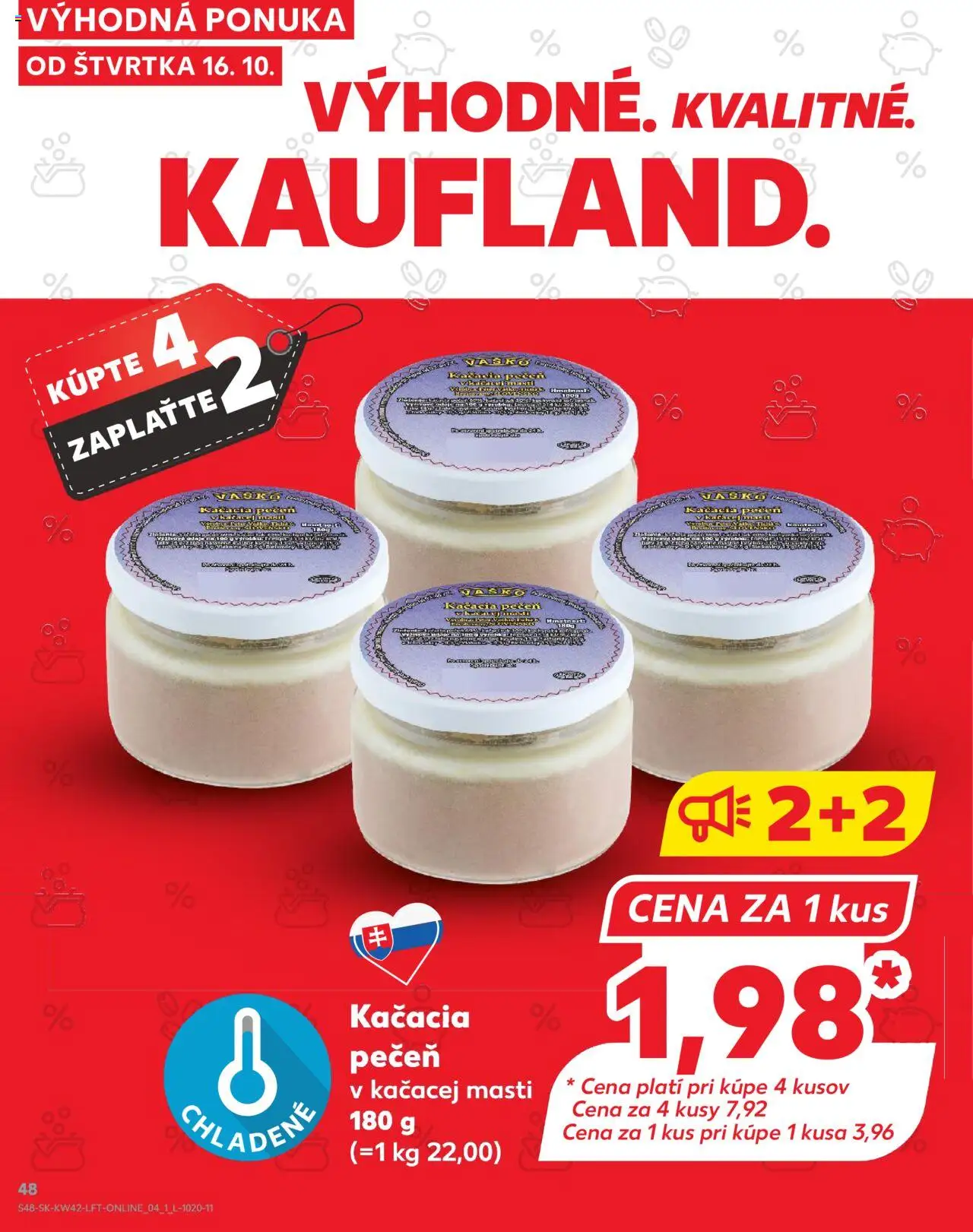 Nové Kaufland akcie – leták je platný od 16.10.2025 | Strana: 48