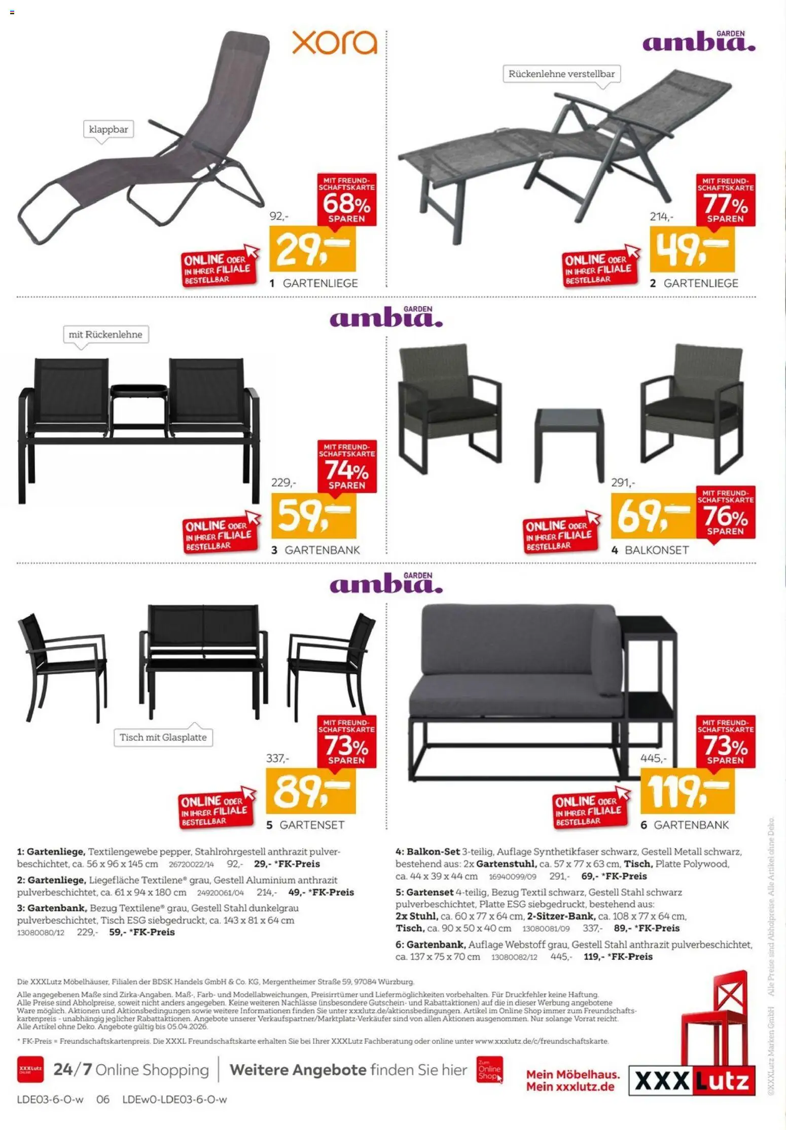 XXXL Lutz Garten-Preisheits – gültig ab 22.03.2026 | Seite: 6