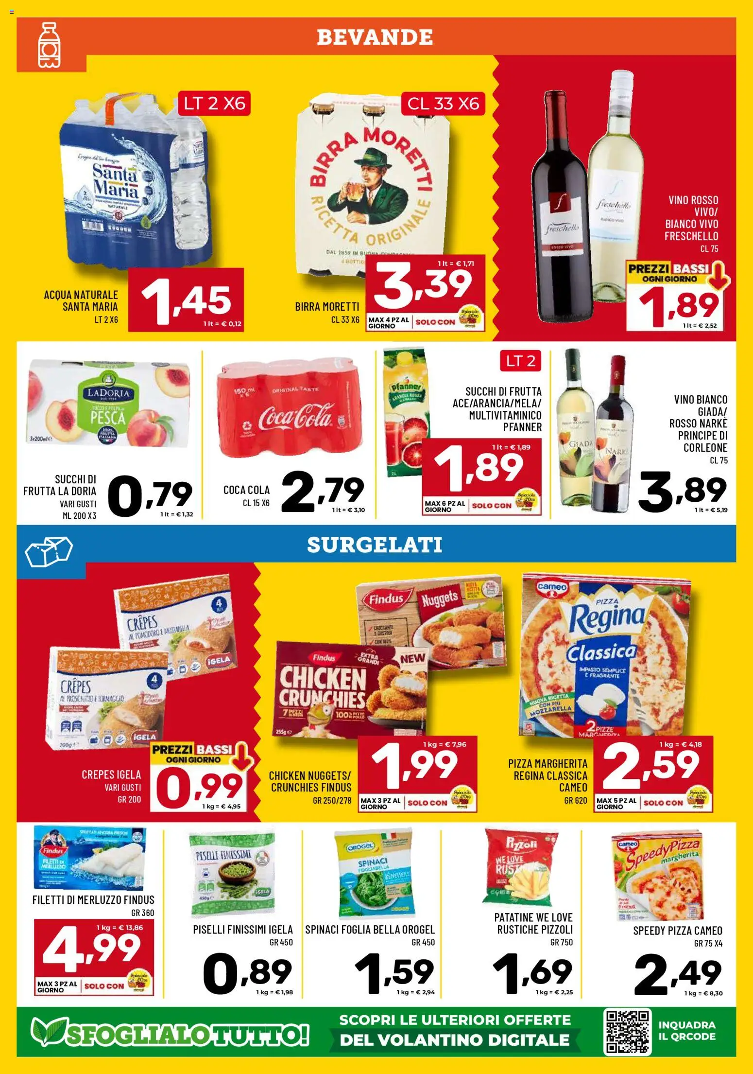 Volantino Il Centesimo del 18.03.2026 | Pagina: 10 | Prodotti: Nuggets, Pomodoro, Vino, Vino rosso