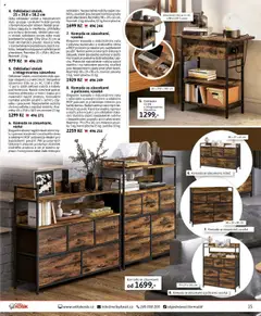 Velký Košík katalog září od 01.09.2025 | Strana: 15 | Produkty: Odkládací stolek, USB, Komoda, Police