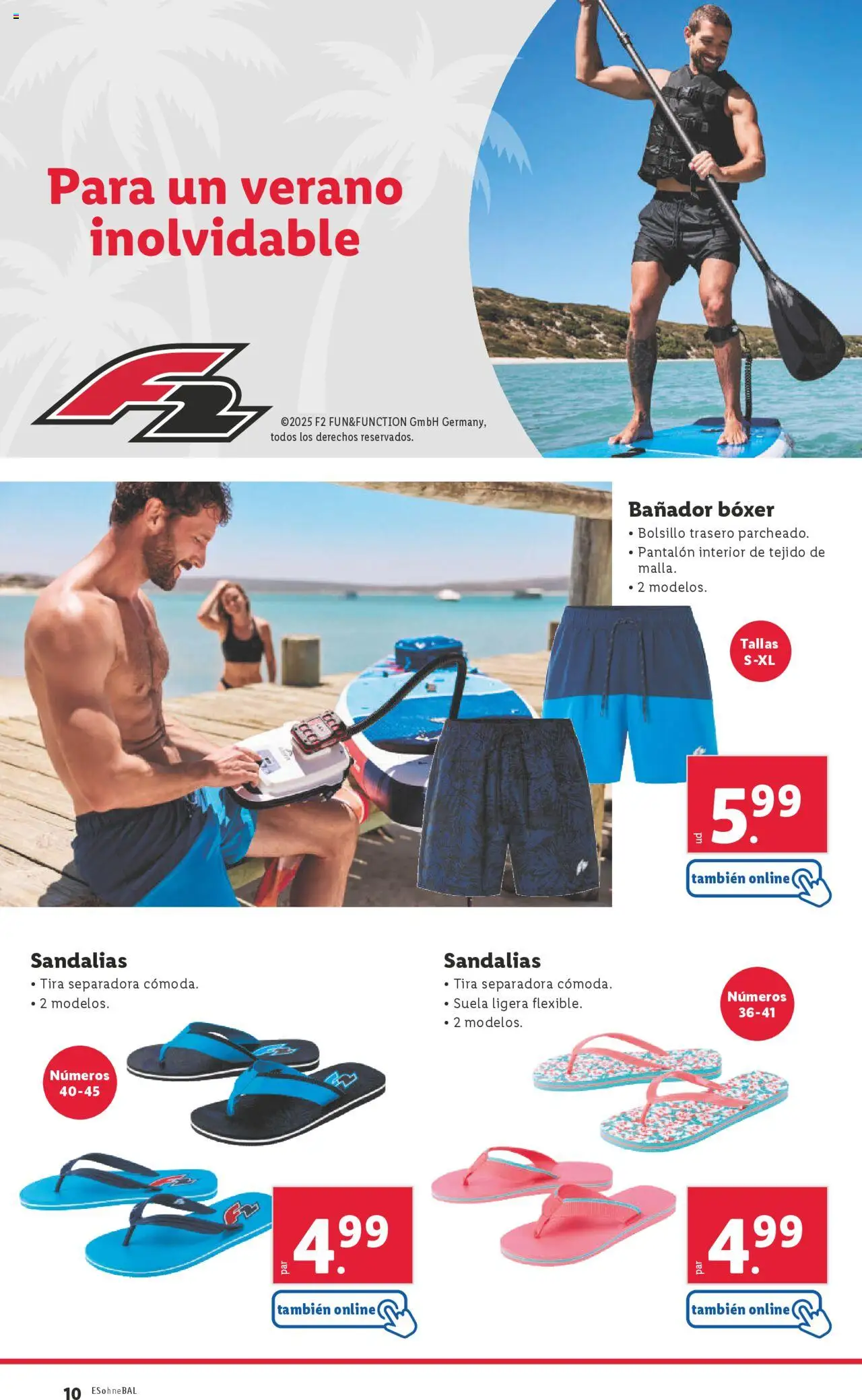 Lidl catálogo MAD │ válido desde el 09.06.2025 | Página: 50 | Productos: Sandalias