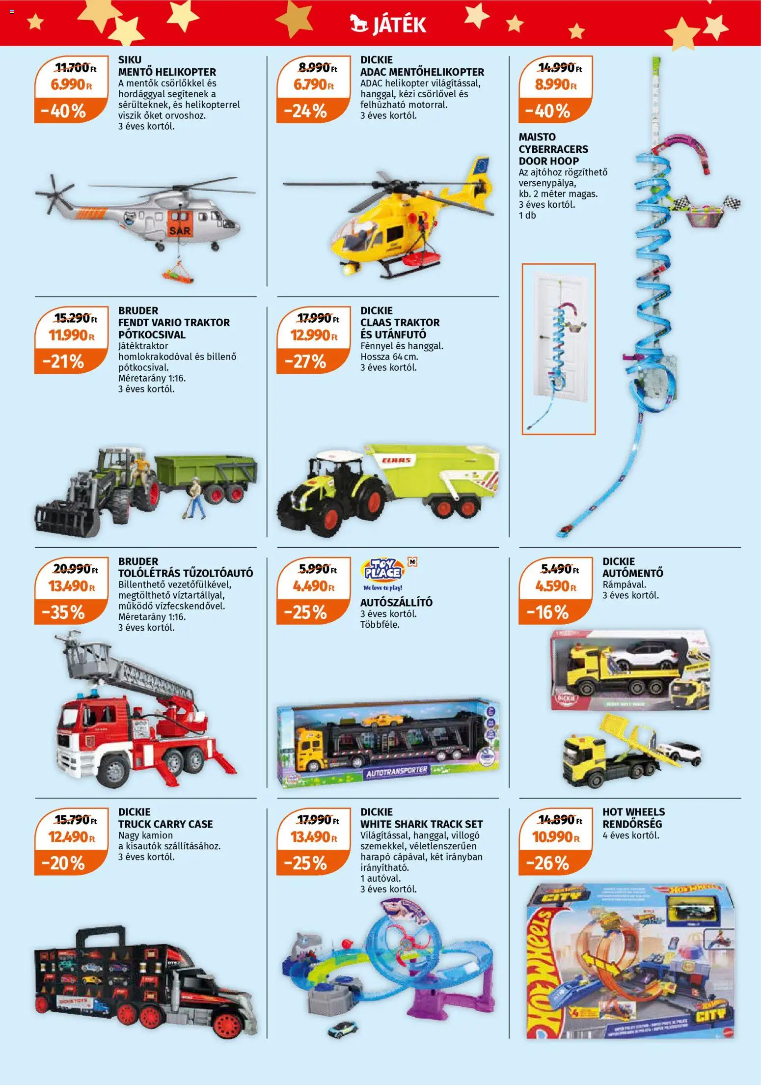 Müller akciós ujság - amely érvényes a következő dátumtól: 10.11.2025 | Oldal: 8 | Termékek: Játék, Utánfutó