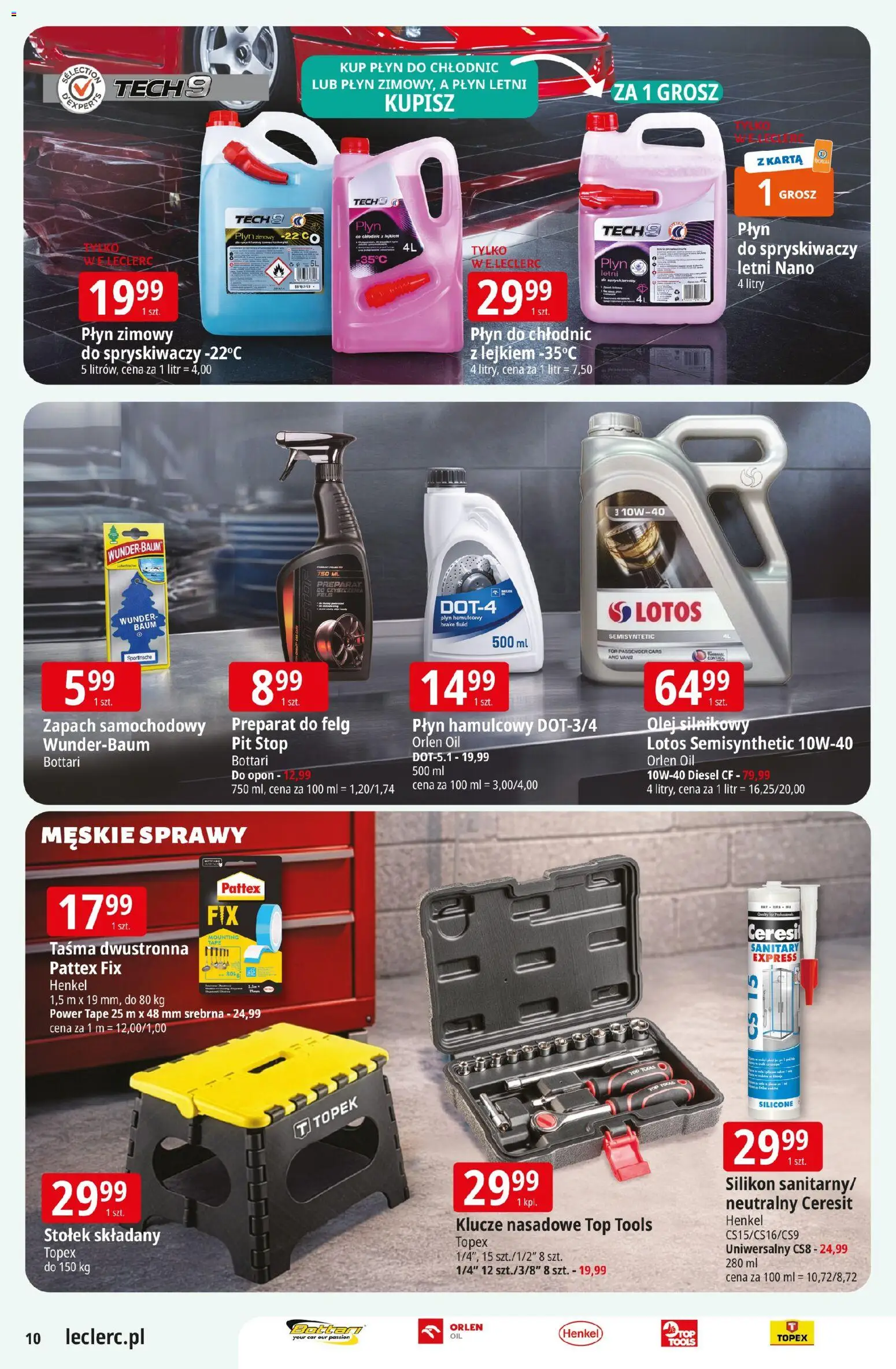 E.Leclerc gazetka - Zielona Góra od 10.03.2026 | Strona: 10 | Produkty: Karta, Top, Zapach, Olej